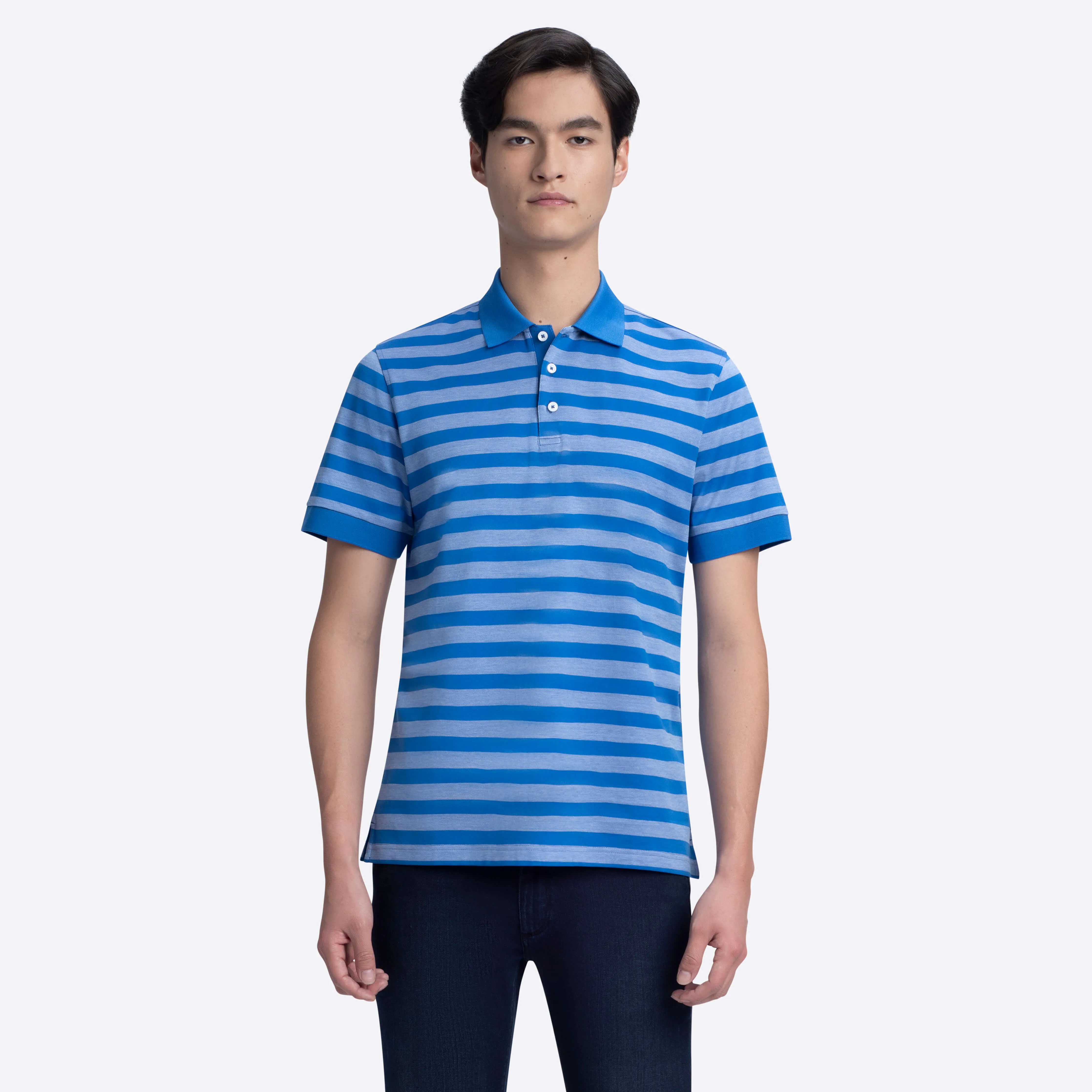 Striped Polo sold by Bugatchi product image thumbnail 2