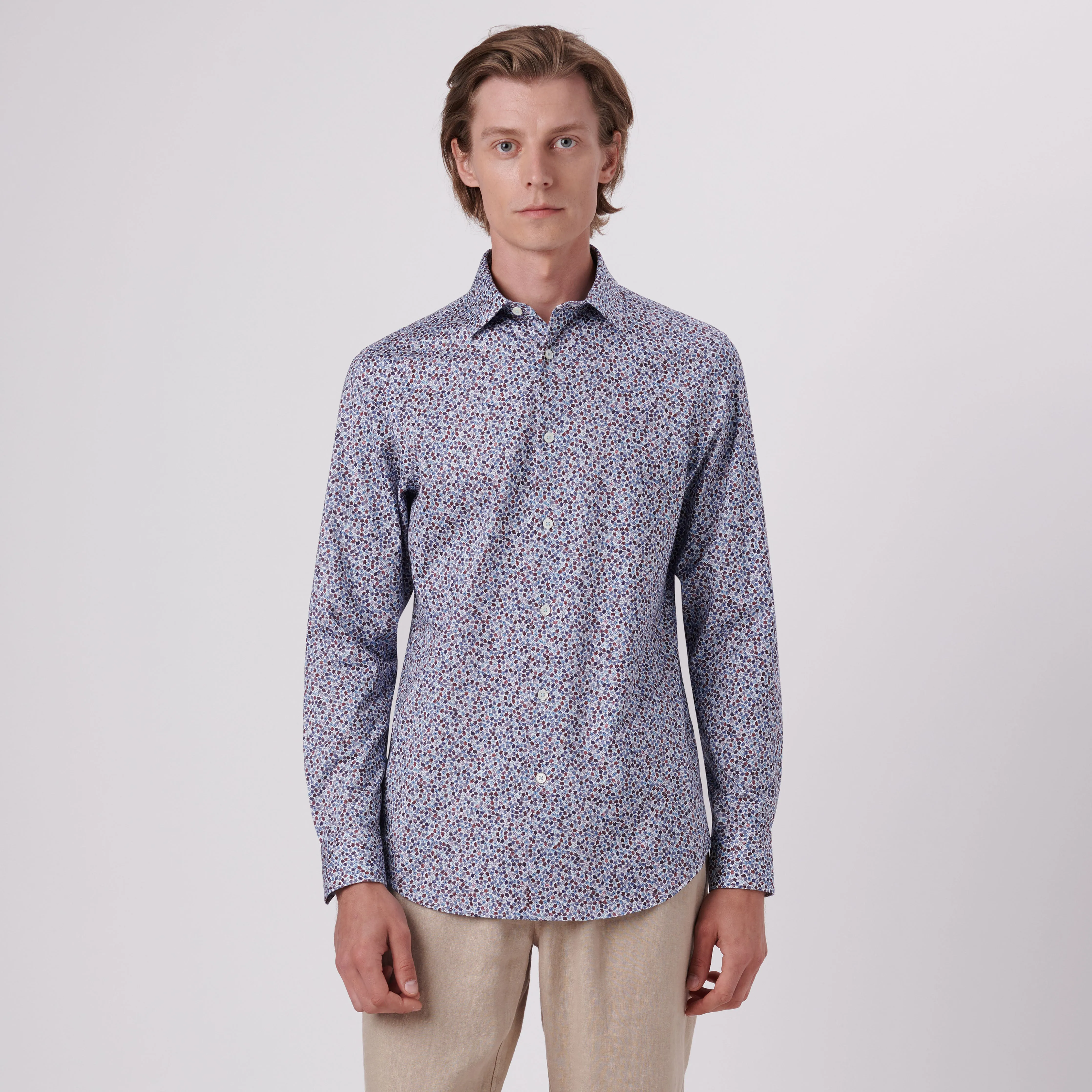 James Floral Print OoohCotton Shirt sold by Bugatchi product image thumbnail 2
