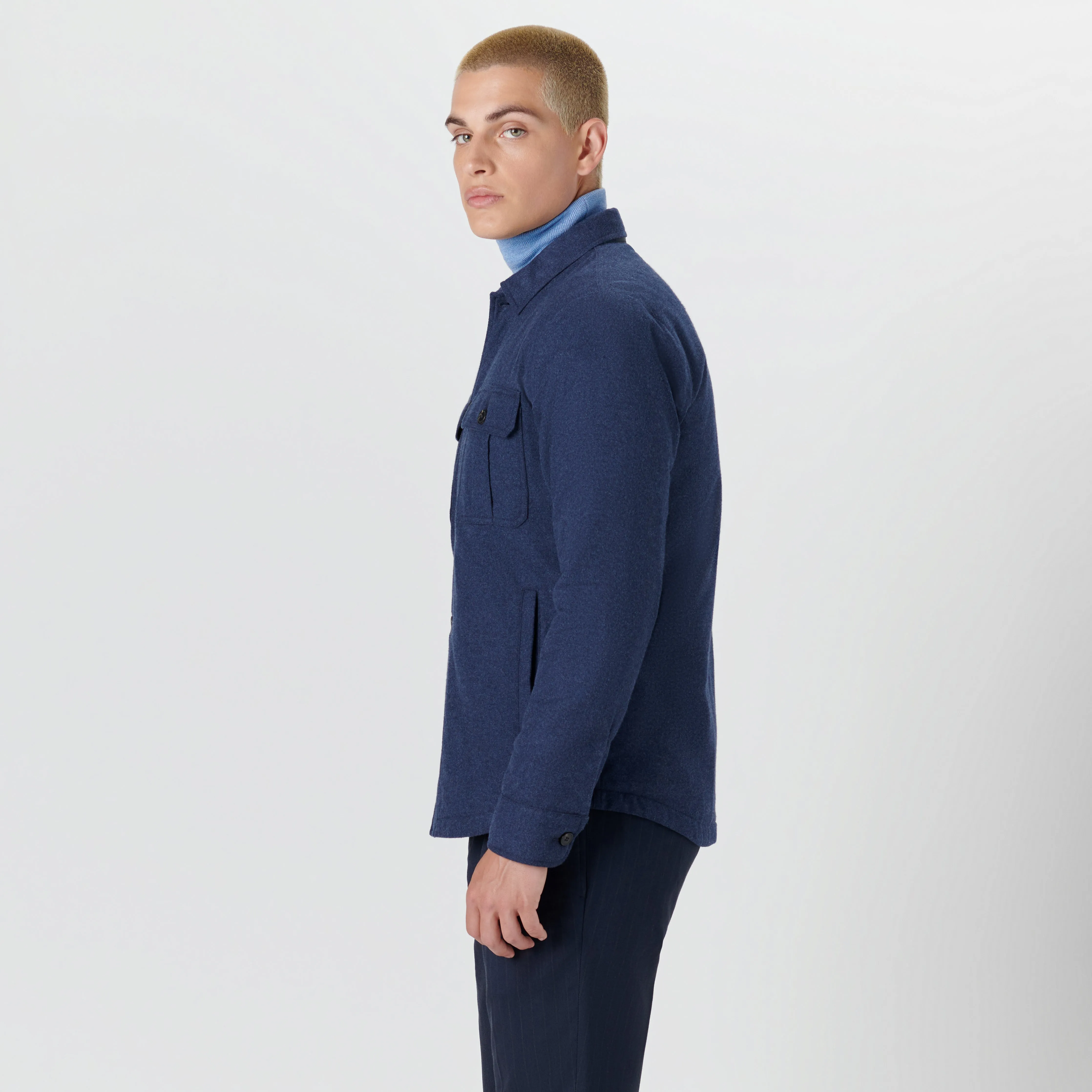 Shirt Jacket sold by Bugatchi product image thumbnail 3