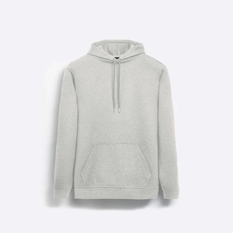 COMFORT Solid Heather Sweatshirt with Hood sold by Bugatchi