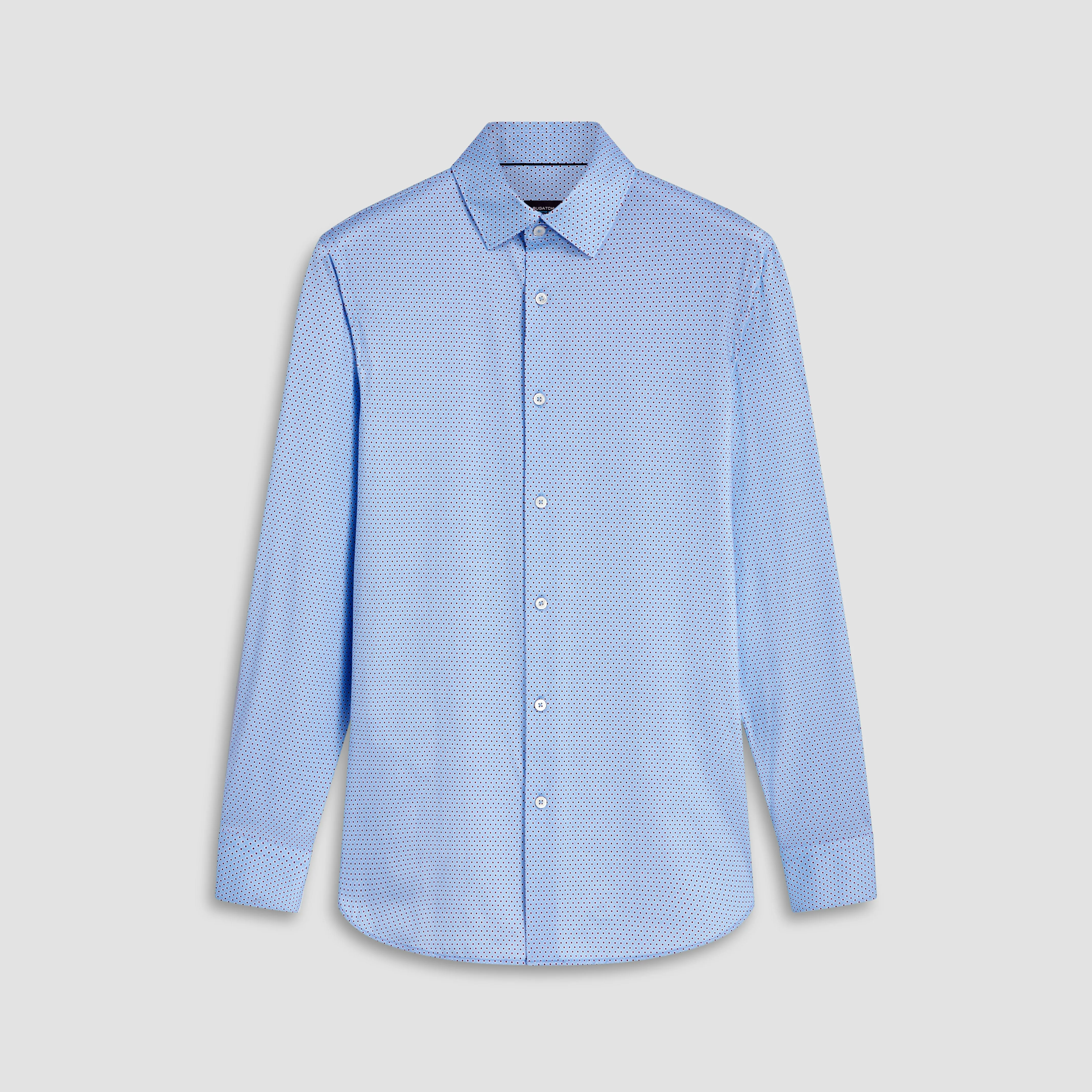 James Pin Diamond Print OoohCotton Shirt sold by Bugatchi