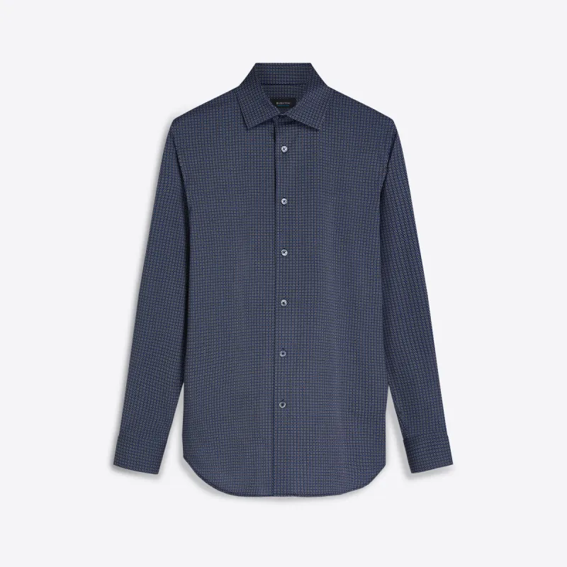 JAMES Geometric Floral Print OoohCotton Shirt sold by Bugatchi