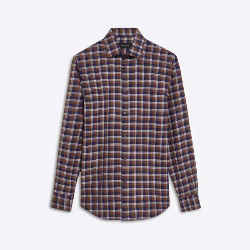 JULIAN Small Check Shirt sold by Bugatchi