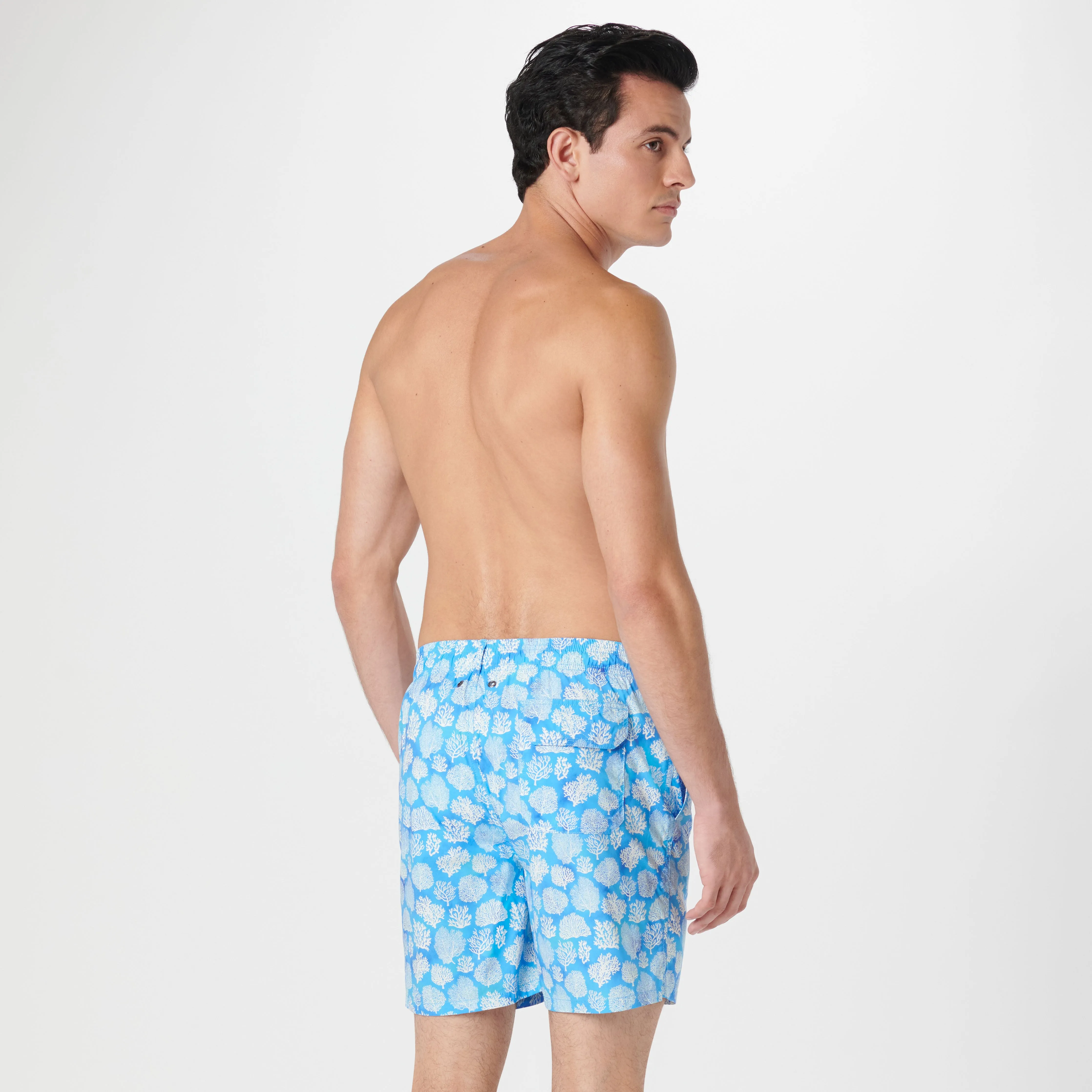 Cosmo Coral Swim Trunks sold by Bugatchi product image thumbnail 4