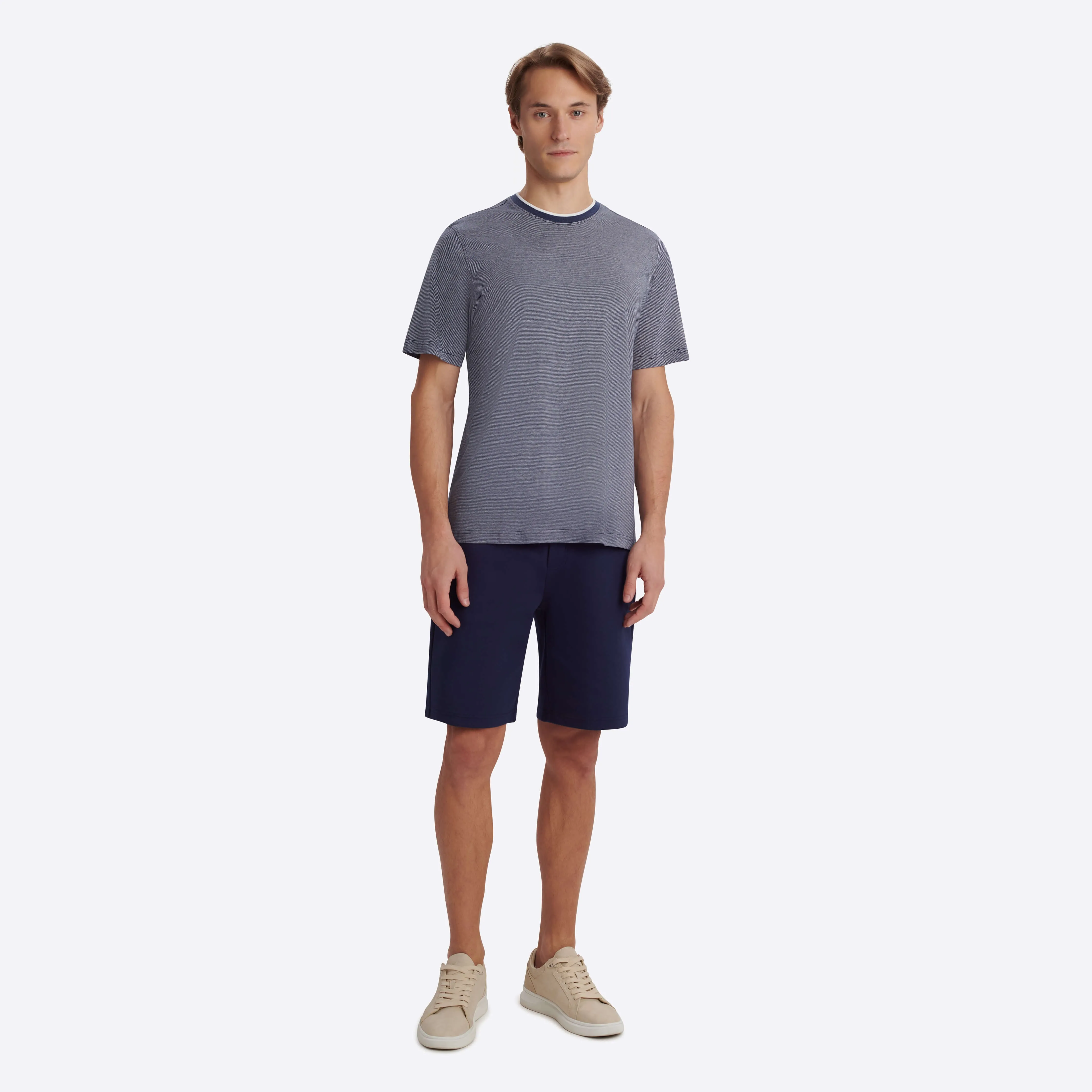 Short Sleeve Crew Neck T-Shirt sold by Bugatchi product image thumbnail 5