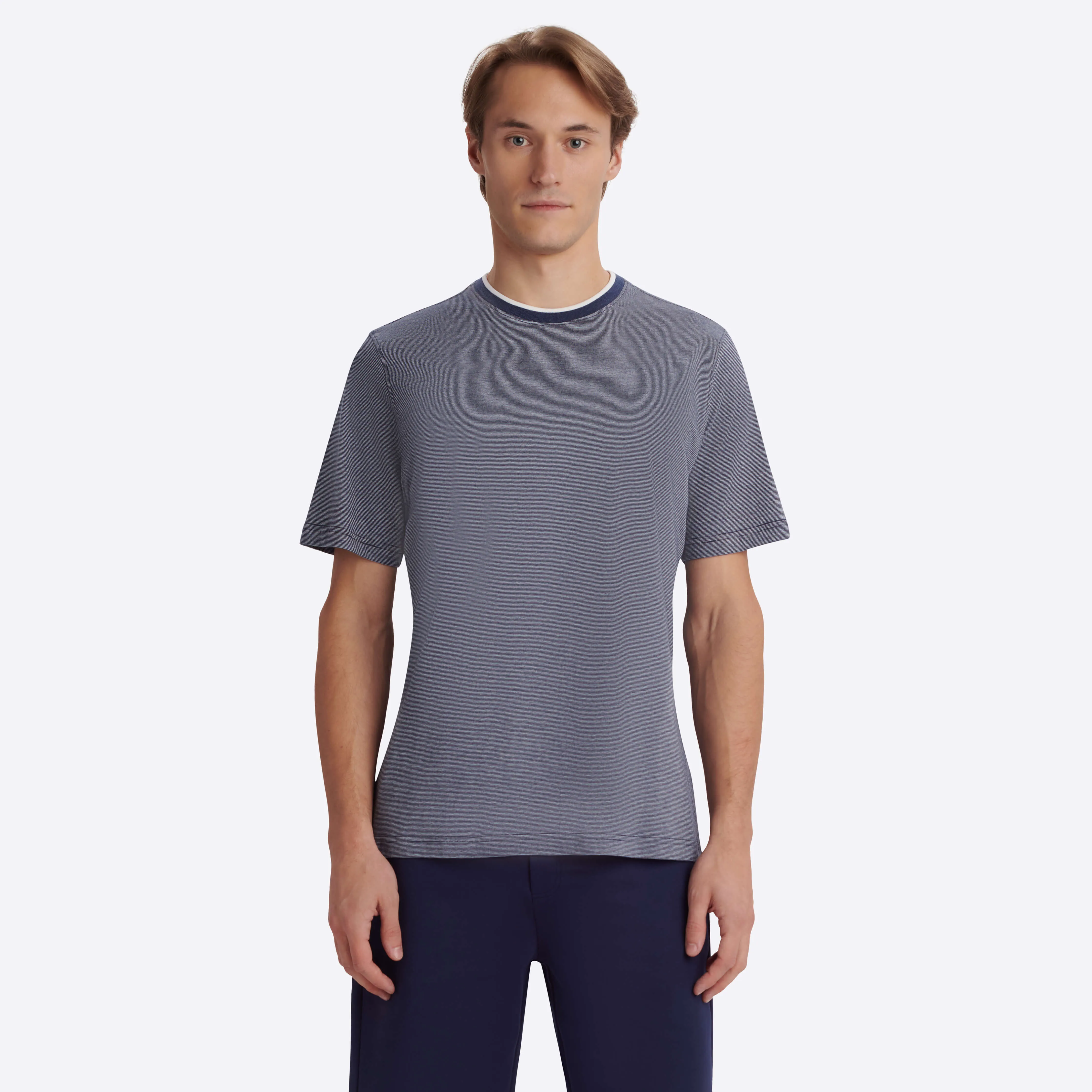 Short Sleeve Crew Neck T-Shirt sold by Bugatchi product image thumbnail 2