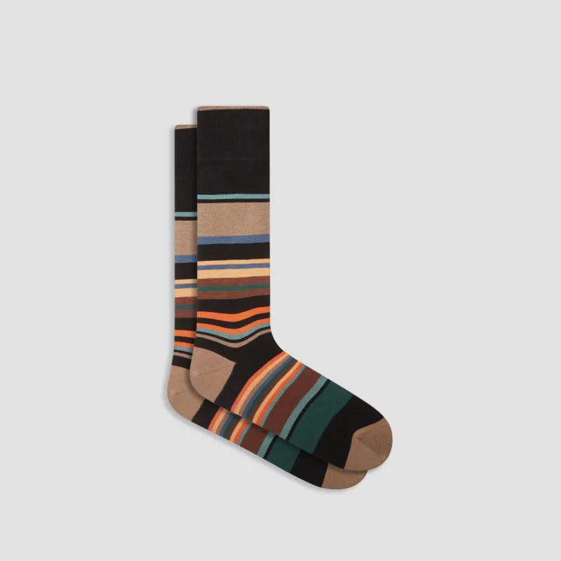 Striped Mid-Calf Socks sold by Bugatchi