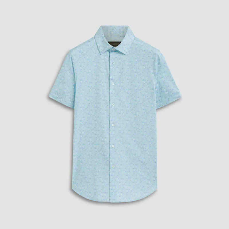 Miles Floral OoohCotton Short Sleeve Shirt sold by Bugatchi