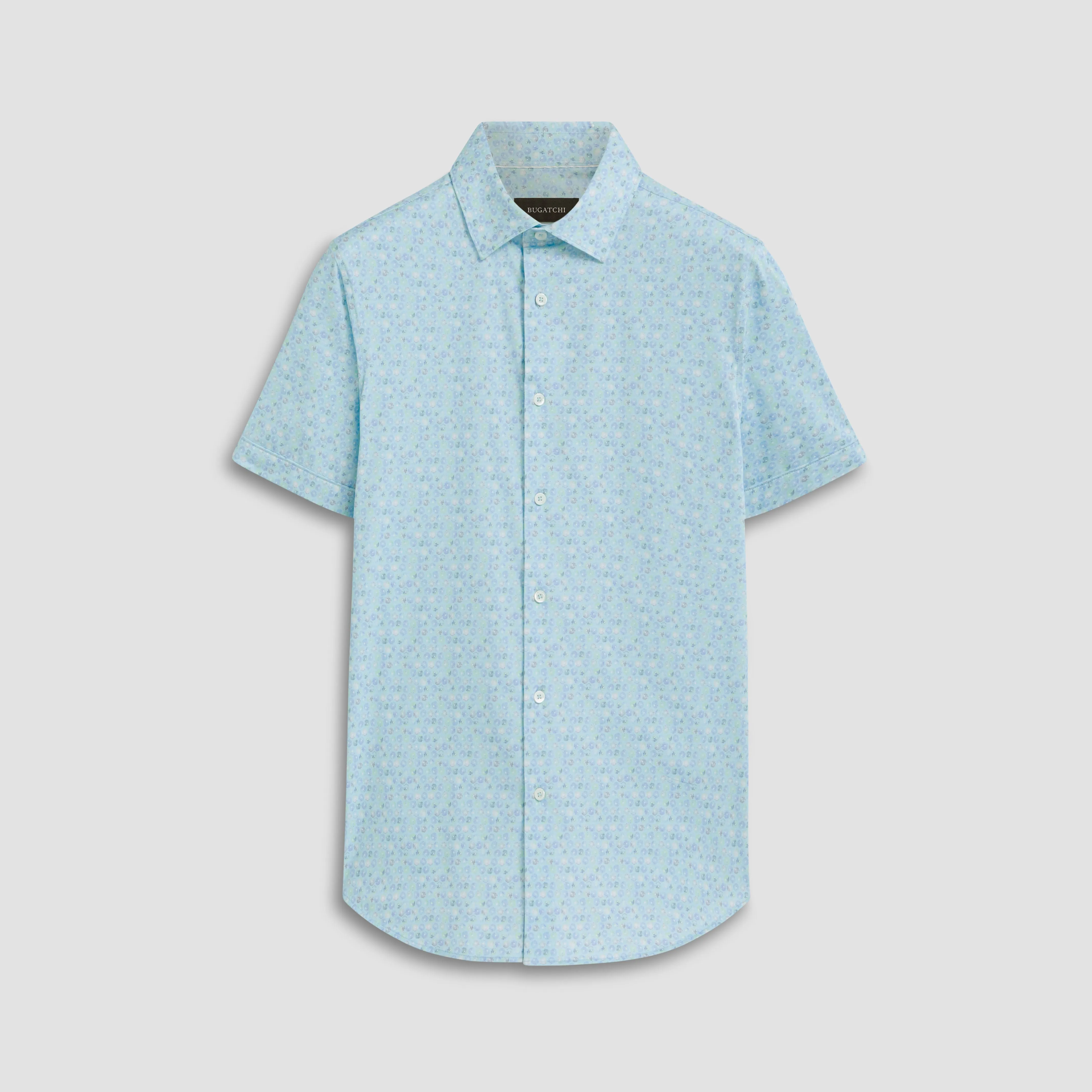 Miles Floral OoohCotton Short Sleeve Shirt sold by Bugatchi