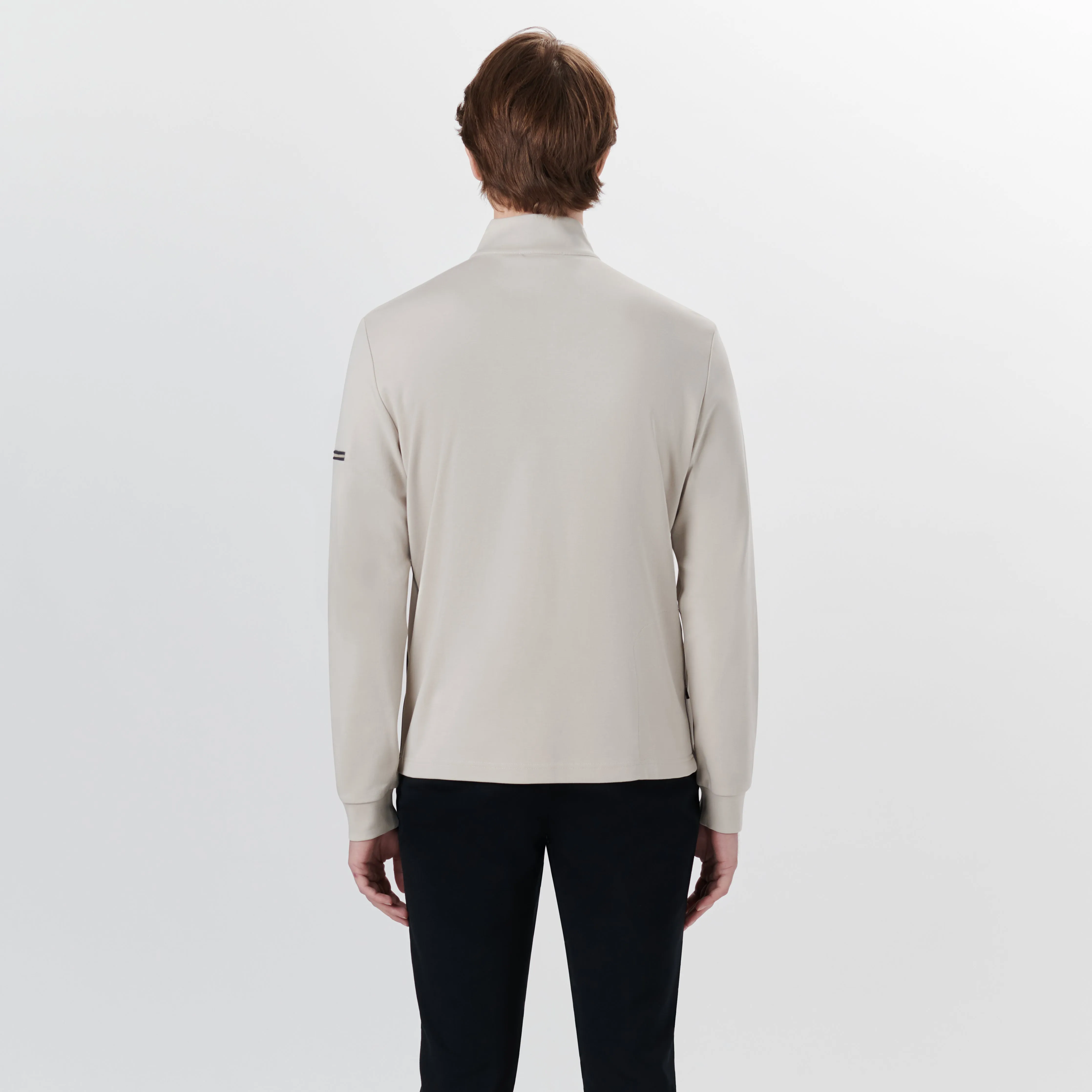Long Sleeve Quarter Zip Pullover sold by Bugatchi product image thumbnail 4