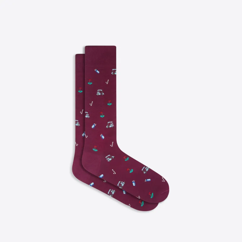 Golf Mid-Calf Socks sold by Bugatchi