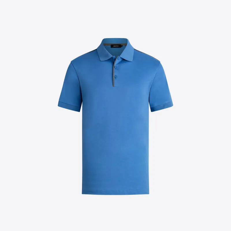 SOLID THREE BUTTON POLO sold by Bugatchi