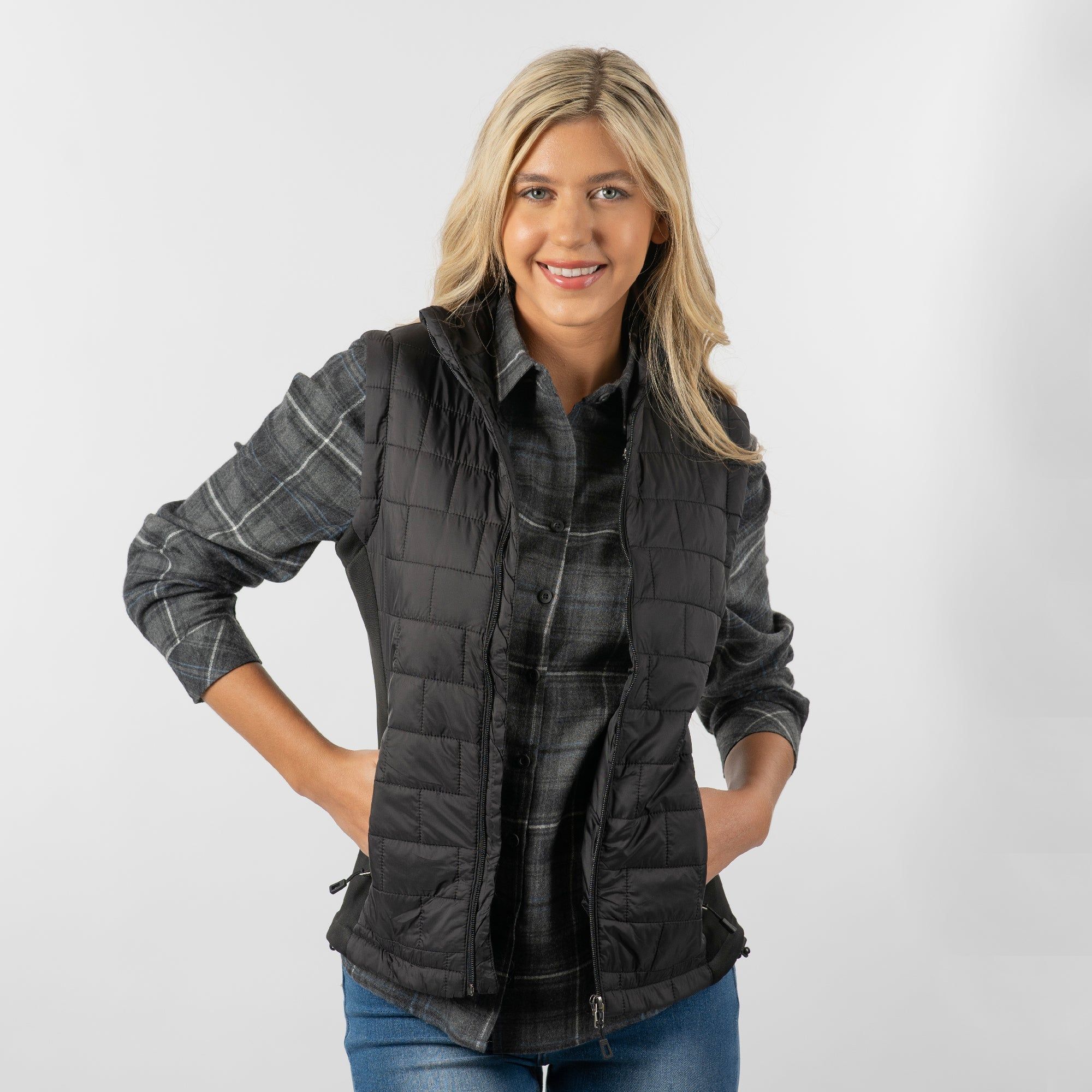 LADIES ELEMENT PUFFER VEST sold by Burnside