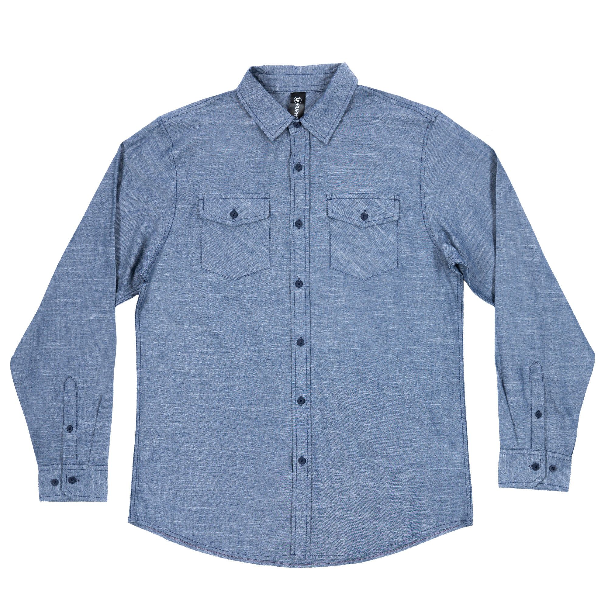 MENS LONG SLEEVE ALL-DAY CHAMBRAY sold by Burnside product image thumbnail 3