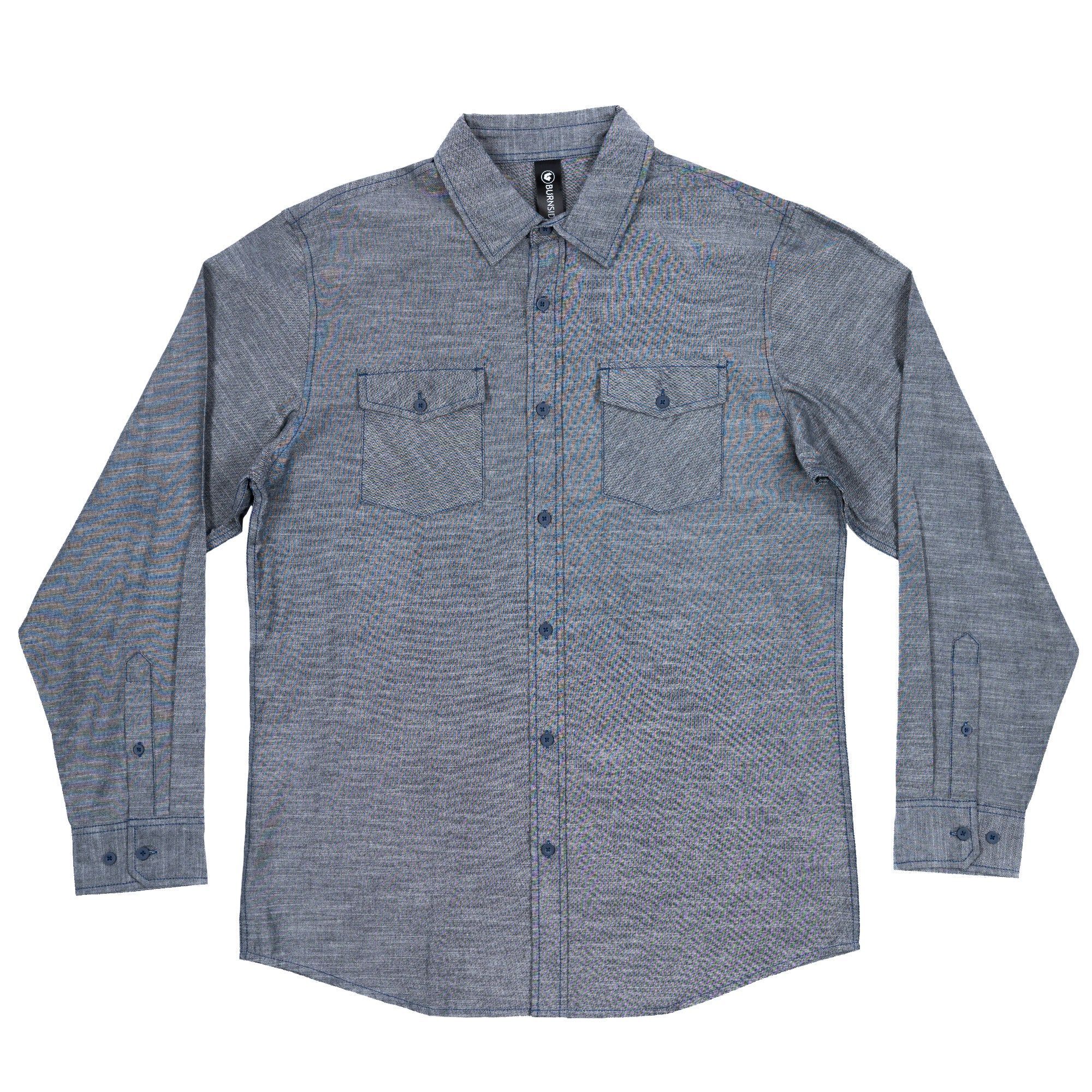 MENS LONG SLEEVE ALL-DAY CHAMBRAY sold by Burnside product image thumbnail 2