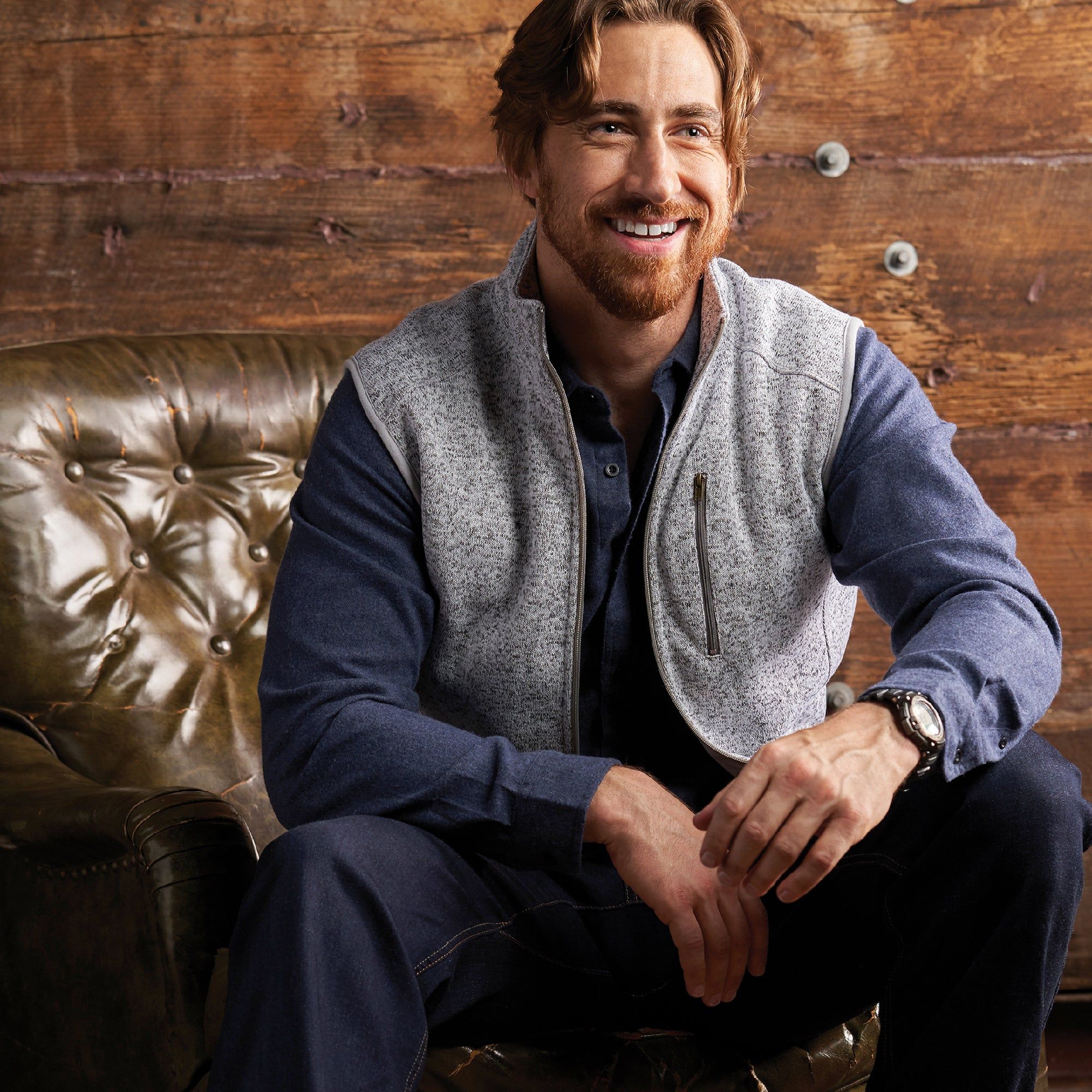 SWEATER KNIT VEST sold by Burnside