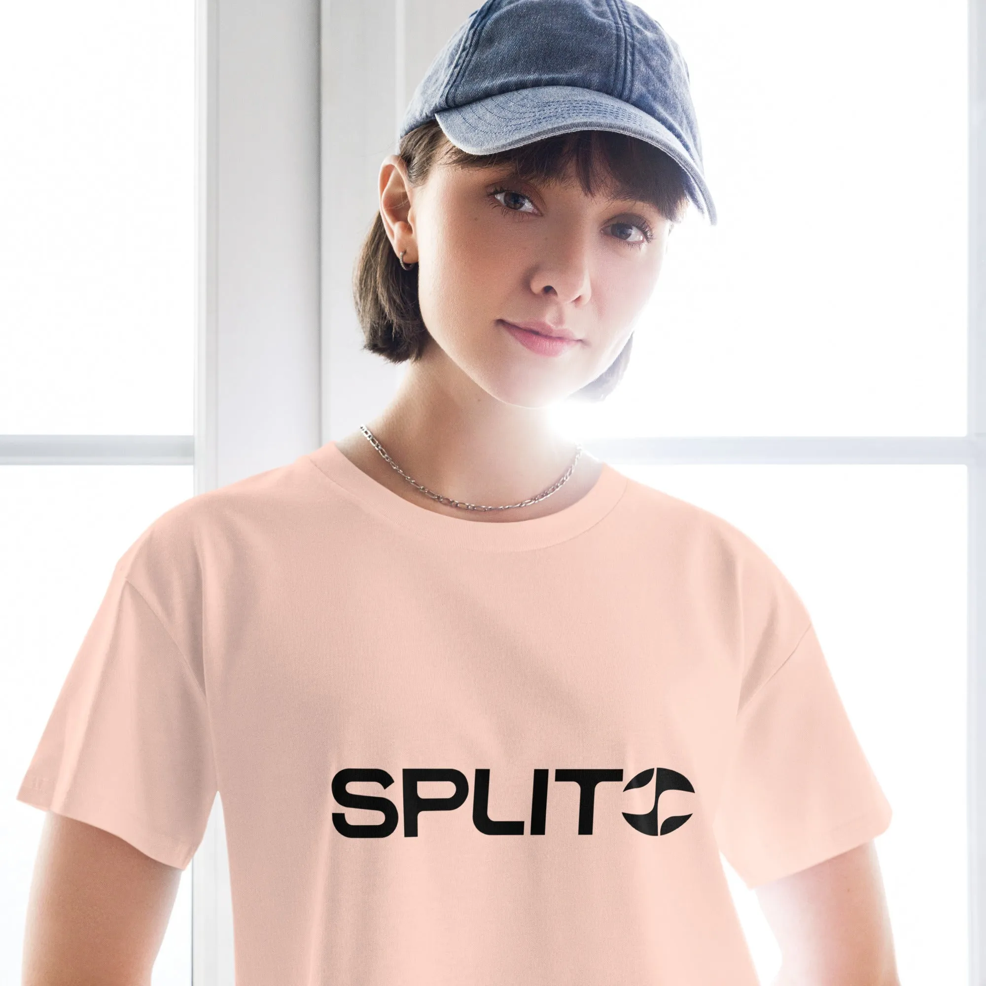 SPLIT Ladies Crop Top sold by Burnside product image thumbnail 2