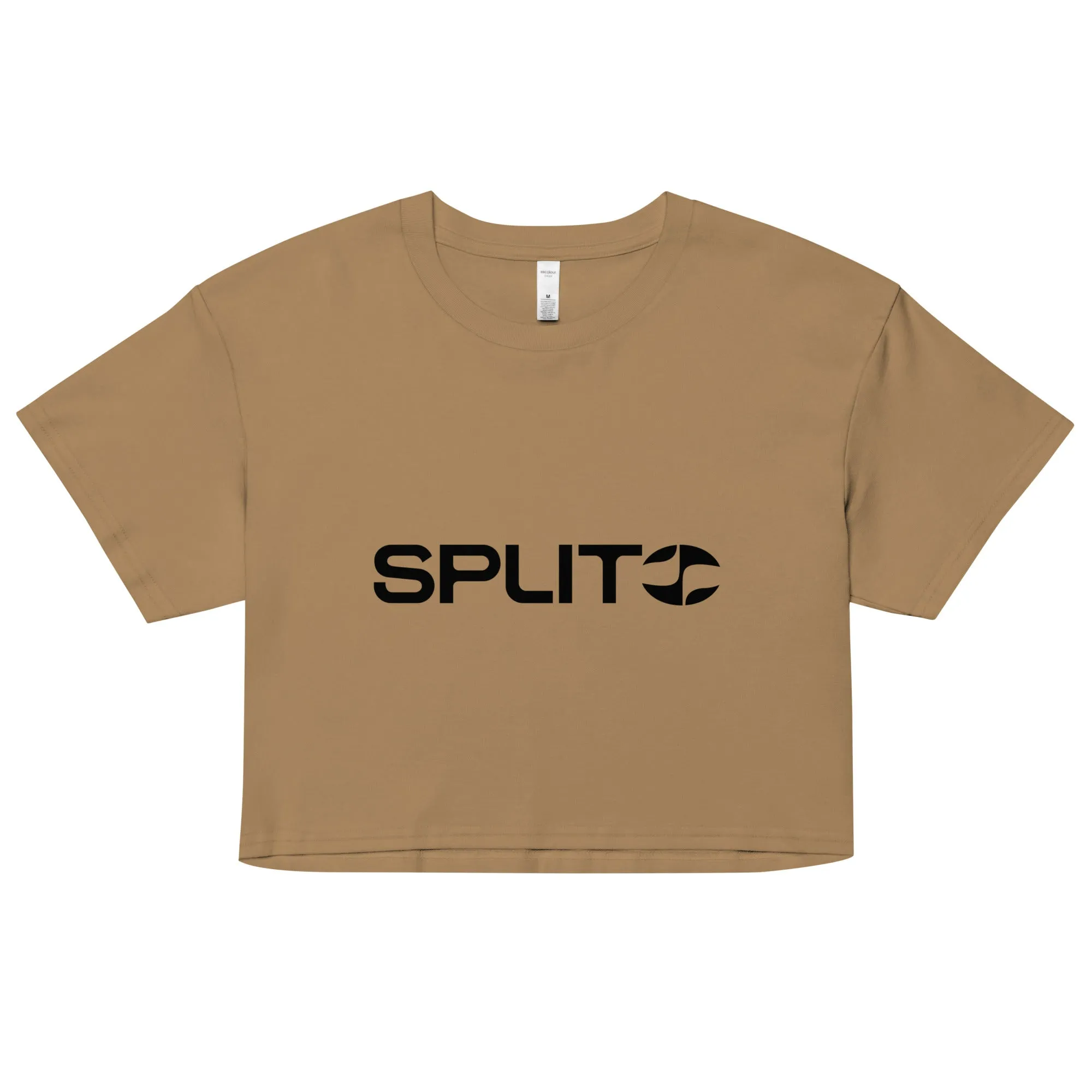 SPLIT Ladies Crop Top sold by Burnside product image thumbnail 4