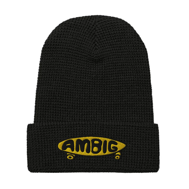 AMBIG Wheelieboard Waffle Beanie sold by Burnside