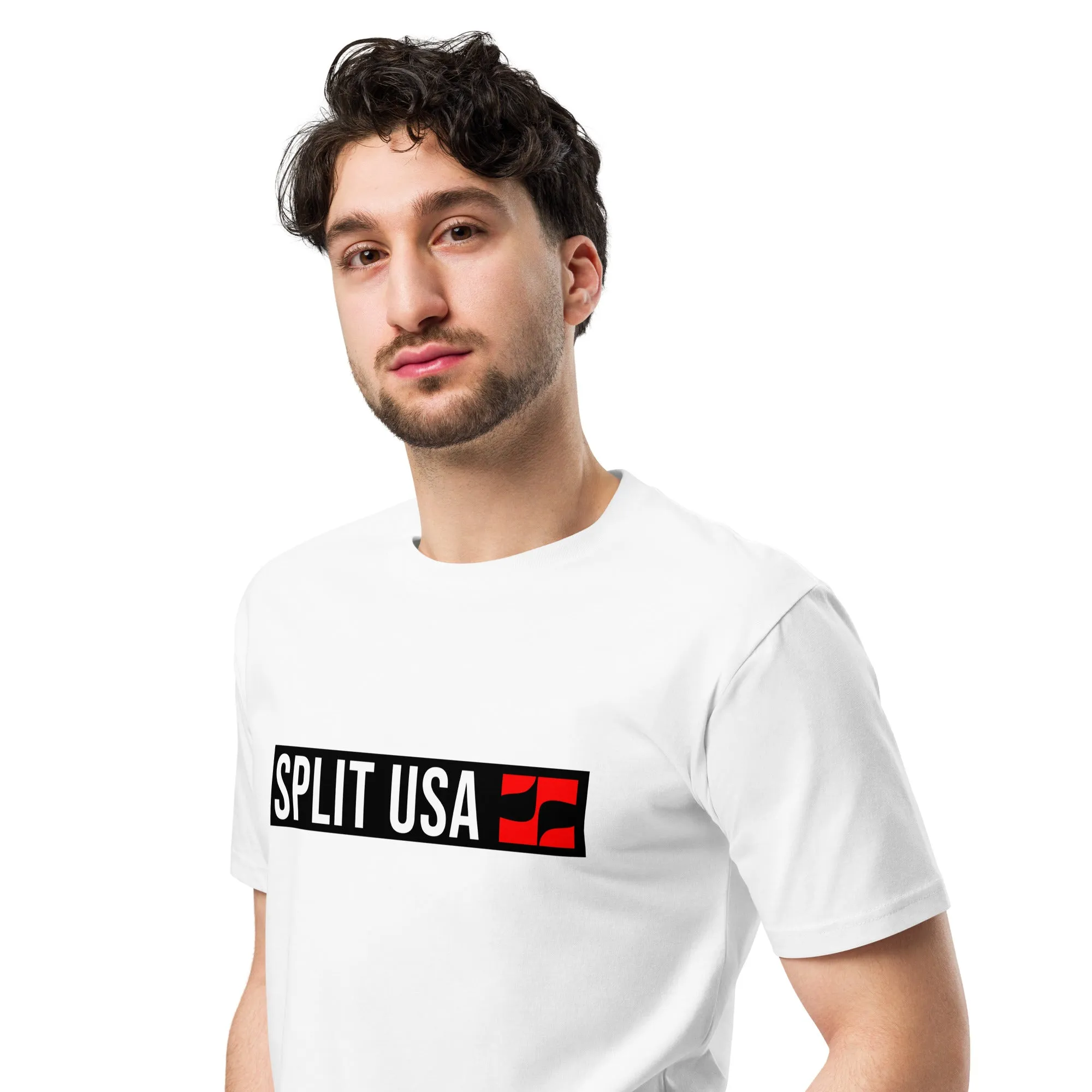 SPLIT Red Bar Logo Graphic Tee sold by Burnside product image thumbnail 5