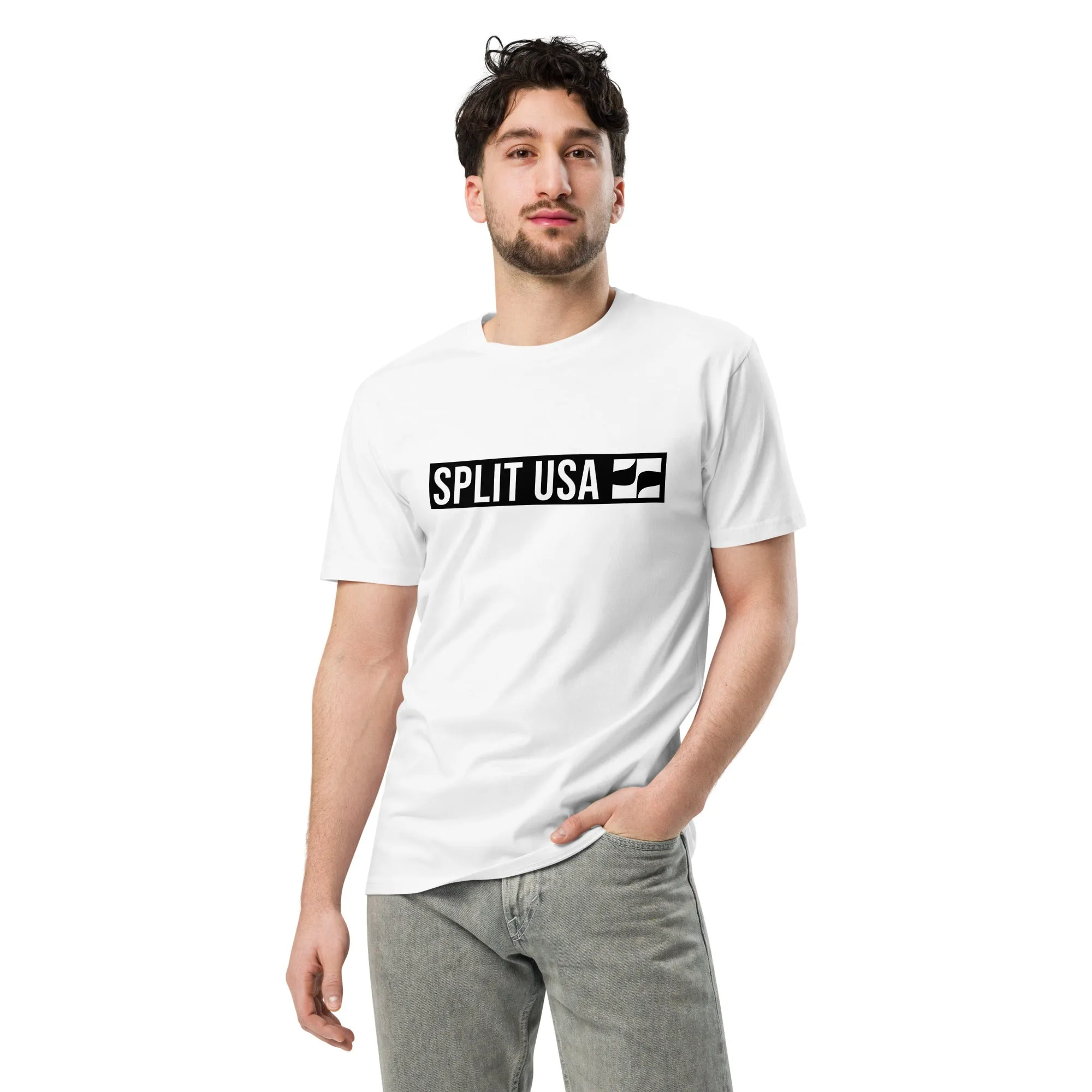 SPLIT Bar Logo Graphic Tee sold by Burnside product image thumbnail 4