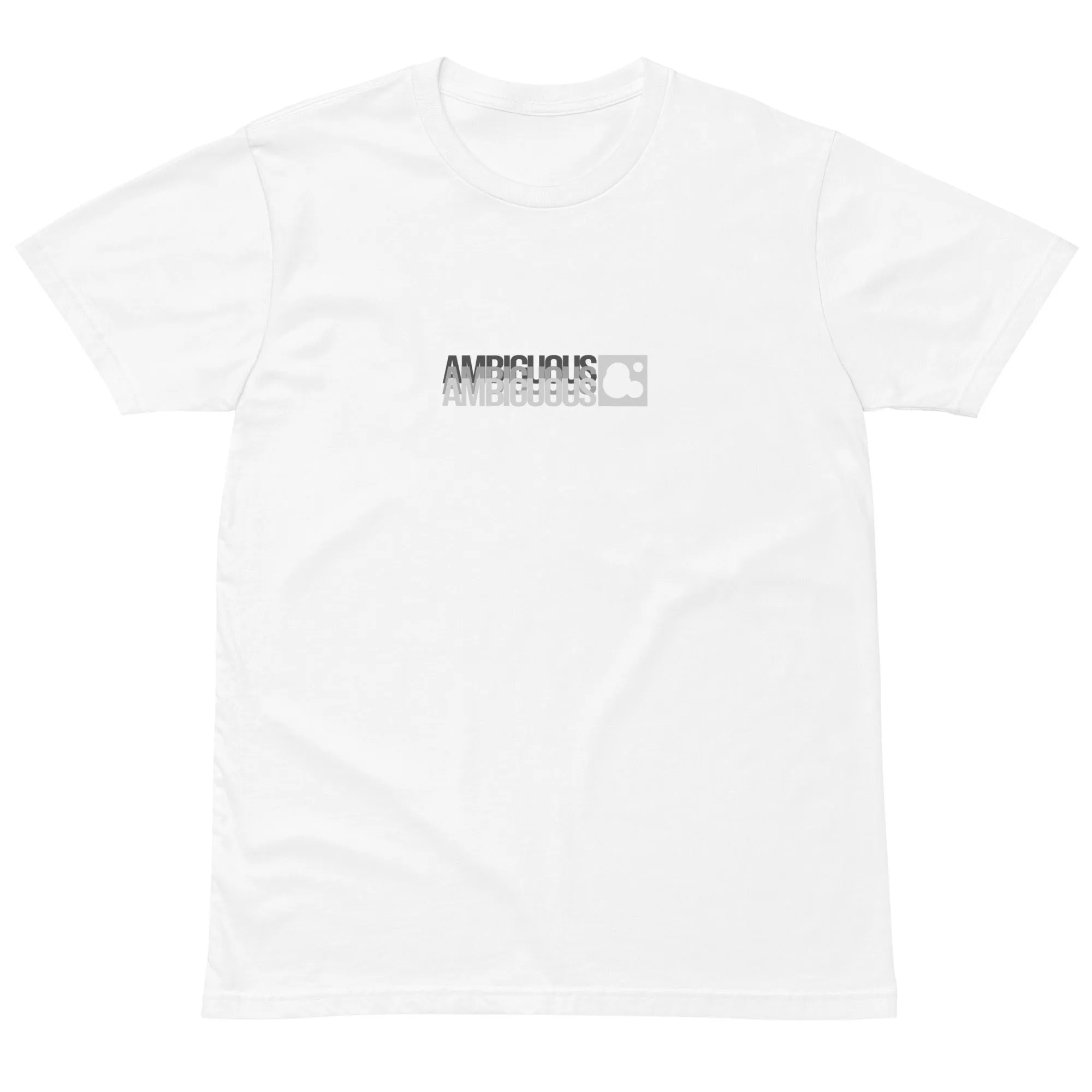 AMBIG Ambiguous Box Logo Graphic Tee sold by Burnside