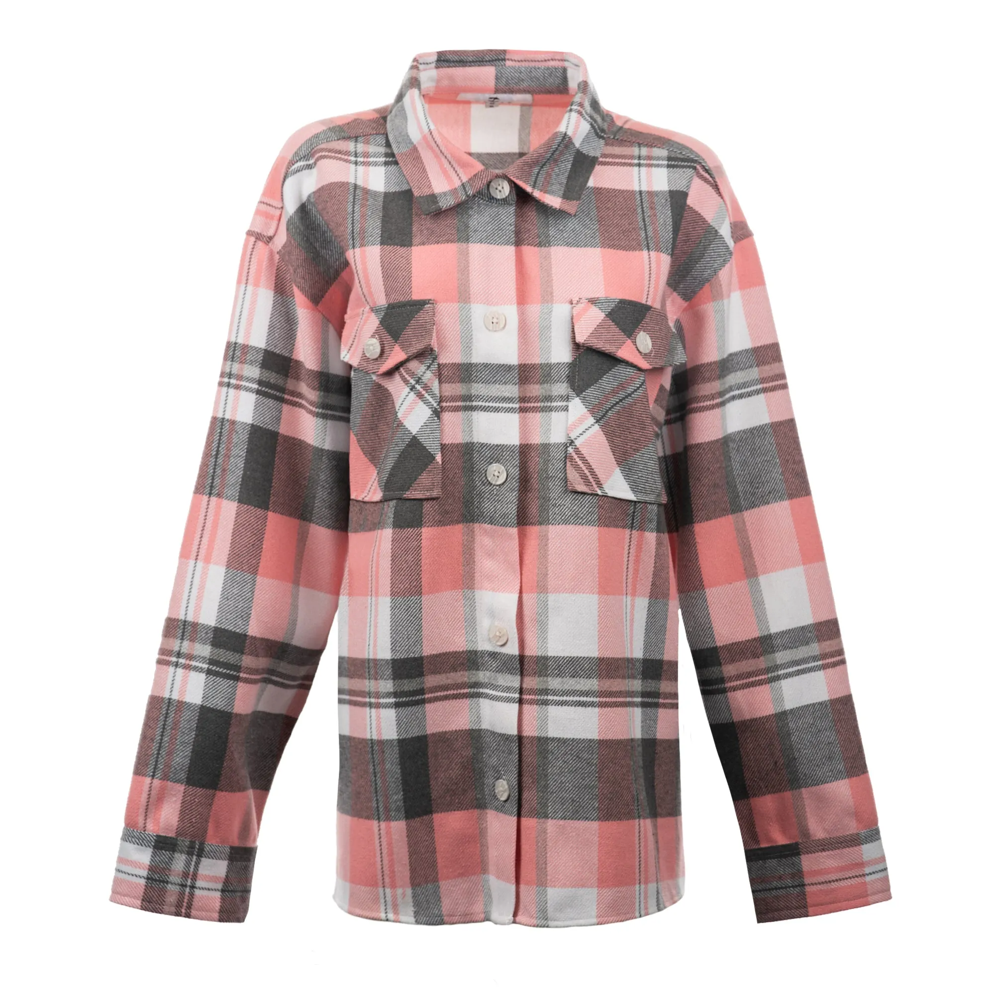 Split Coast Flannel "Comfy" Shacket sold by Burnside product image thumbnail 3