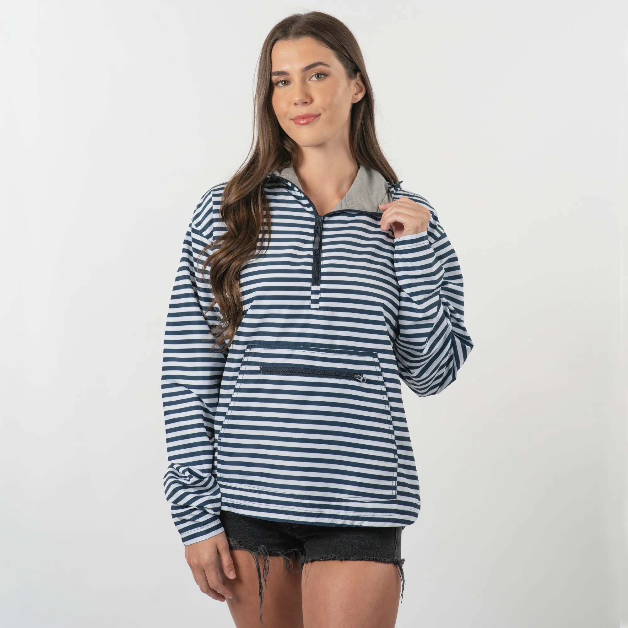 Split Coast Lined Windbreaker Anorak sold by Burnside