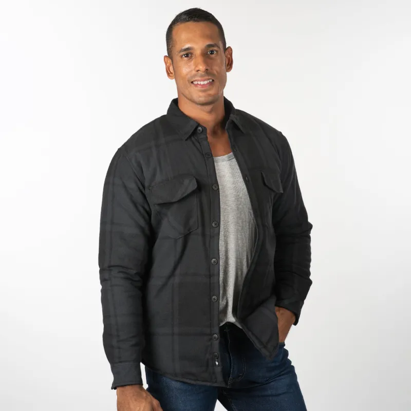 IRONWOOD QUILTED FLANNEL JACKET sold by Burnside