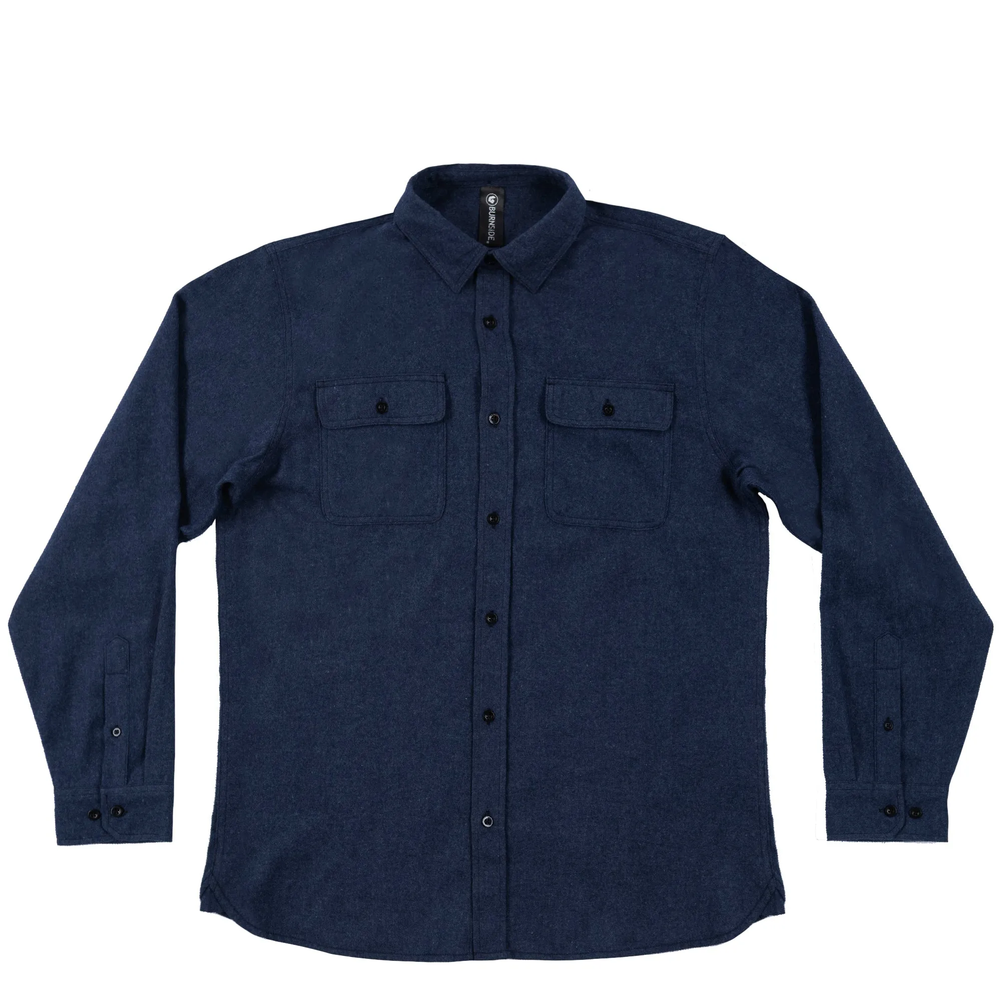 BURNSIDE SOLID MENS FLANNEL sold by Burnside product image thumbnail 3