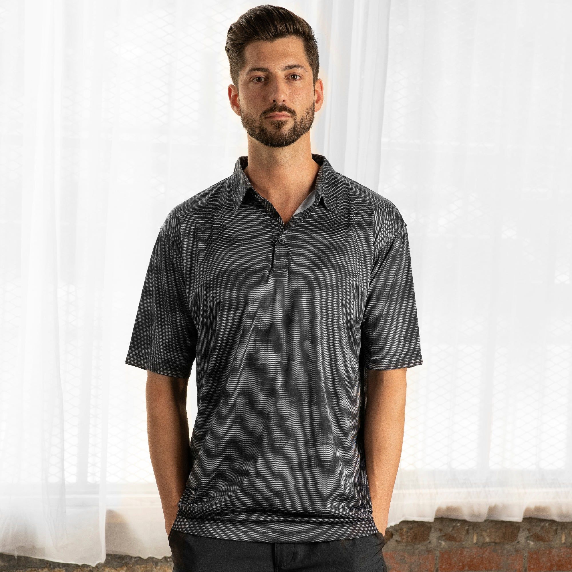 "BURN" GOLF POLO sold by Burnside