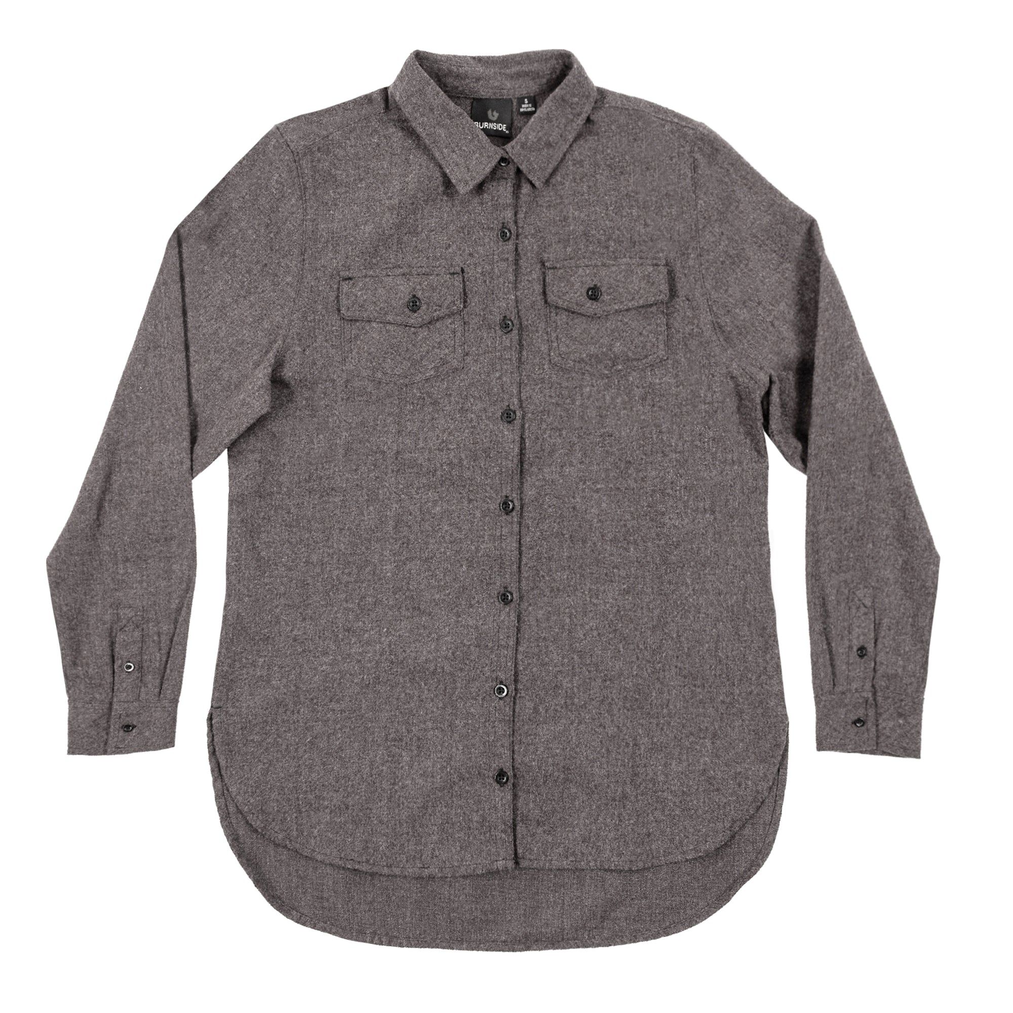 BURNSIDE SOLID LADIES FLANNEL sold by Burnside product image thumbnail 4