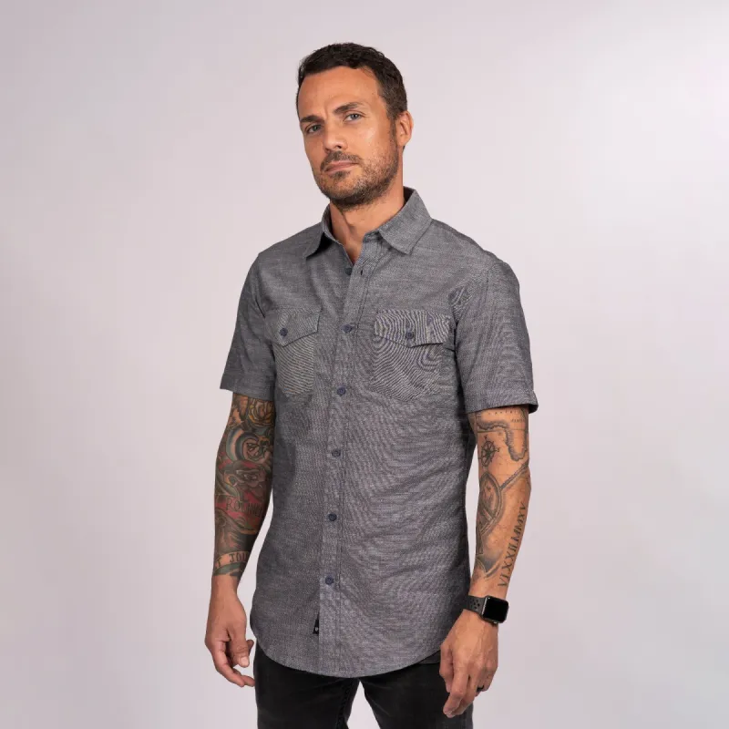 MENS SHORT SLEEVE ALL-DAY CHAMBRAY sold by Burnside