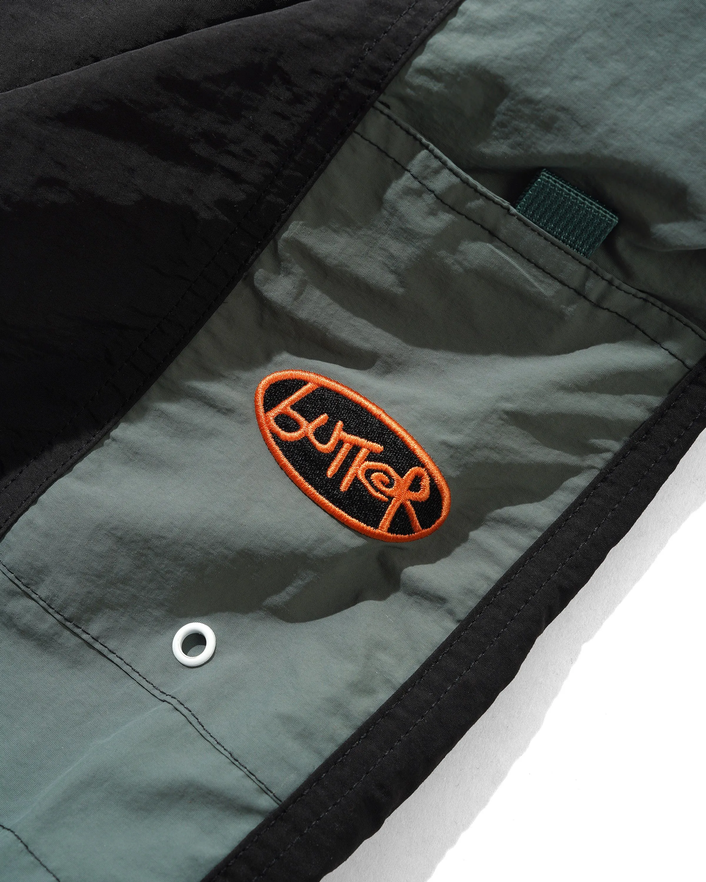 Abseil Boardshorts, Black / Sage sold by Butter product image thumbnail 3