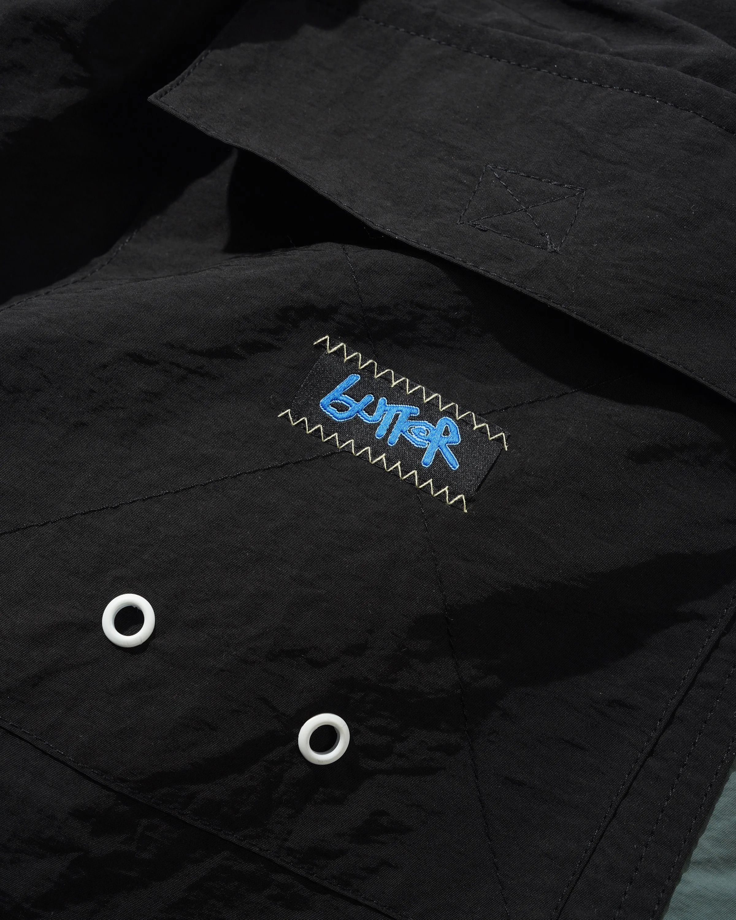 Abseil Boardshorts, Black / Sage sold by Butter product image thumbnail 4