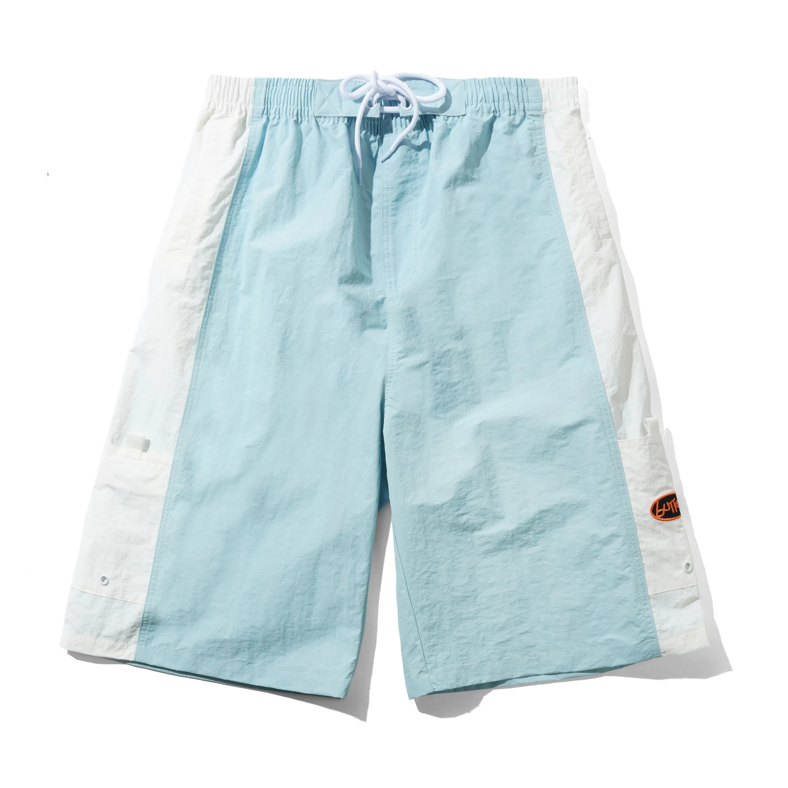 Abseil Boardshorts, Sky / White sold by Butter