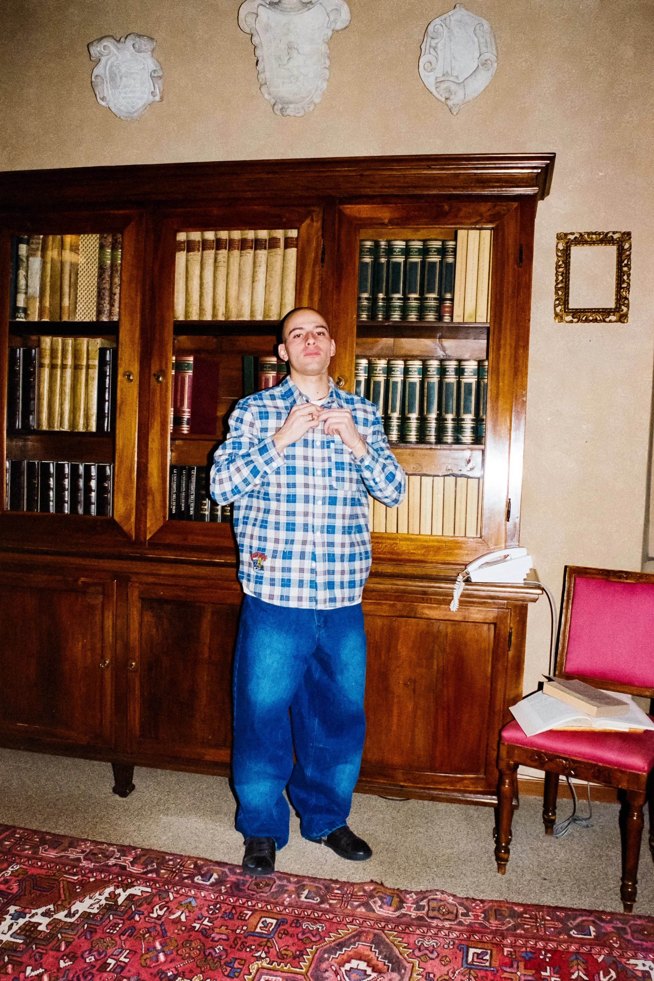 Bear Flannel Shirt, Blue sold by Butter product image thumbnail 5