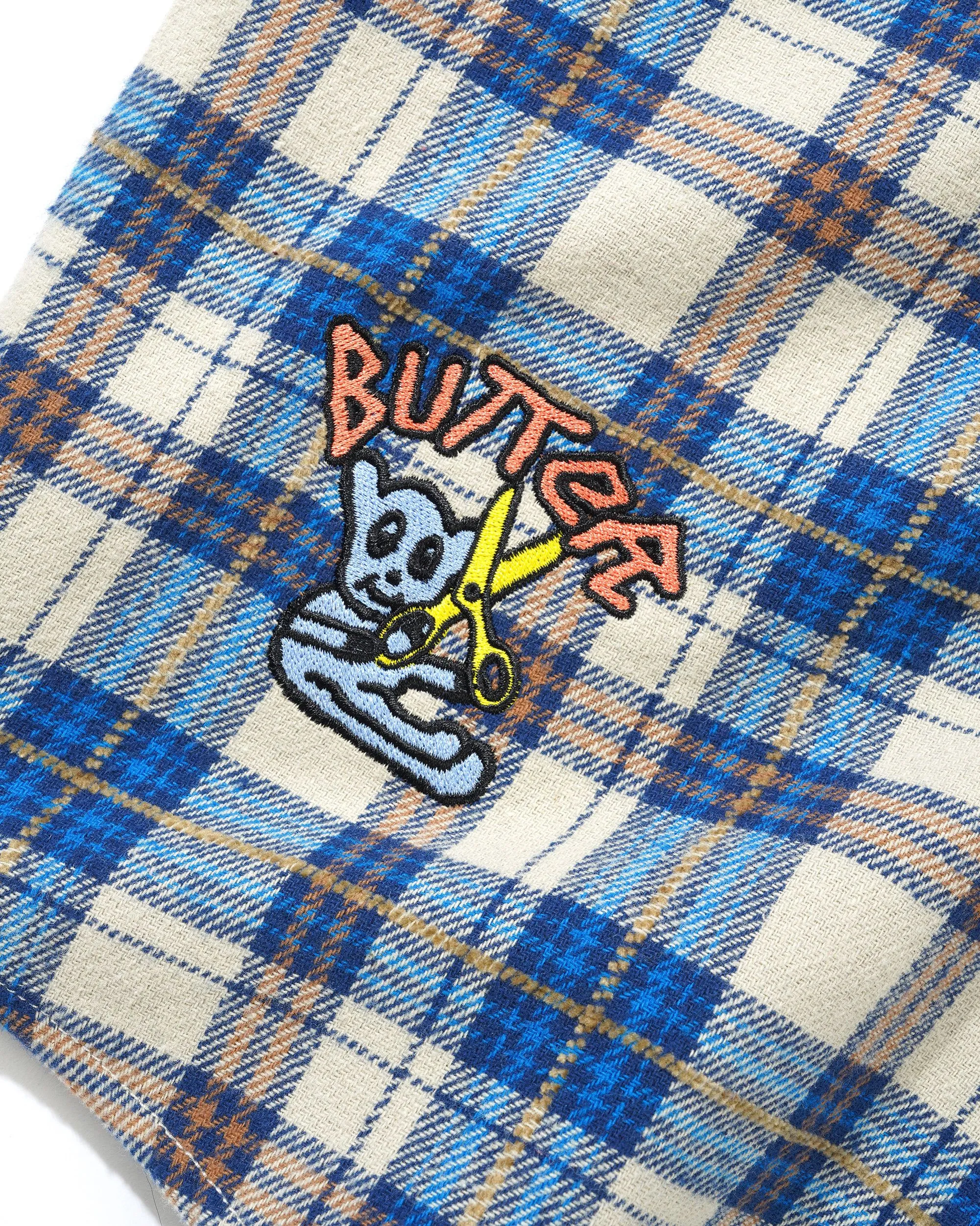 Bear Flannel Shirt, Blue sold by Butter product image thumbnail 2