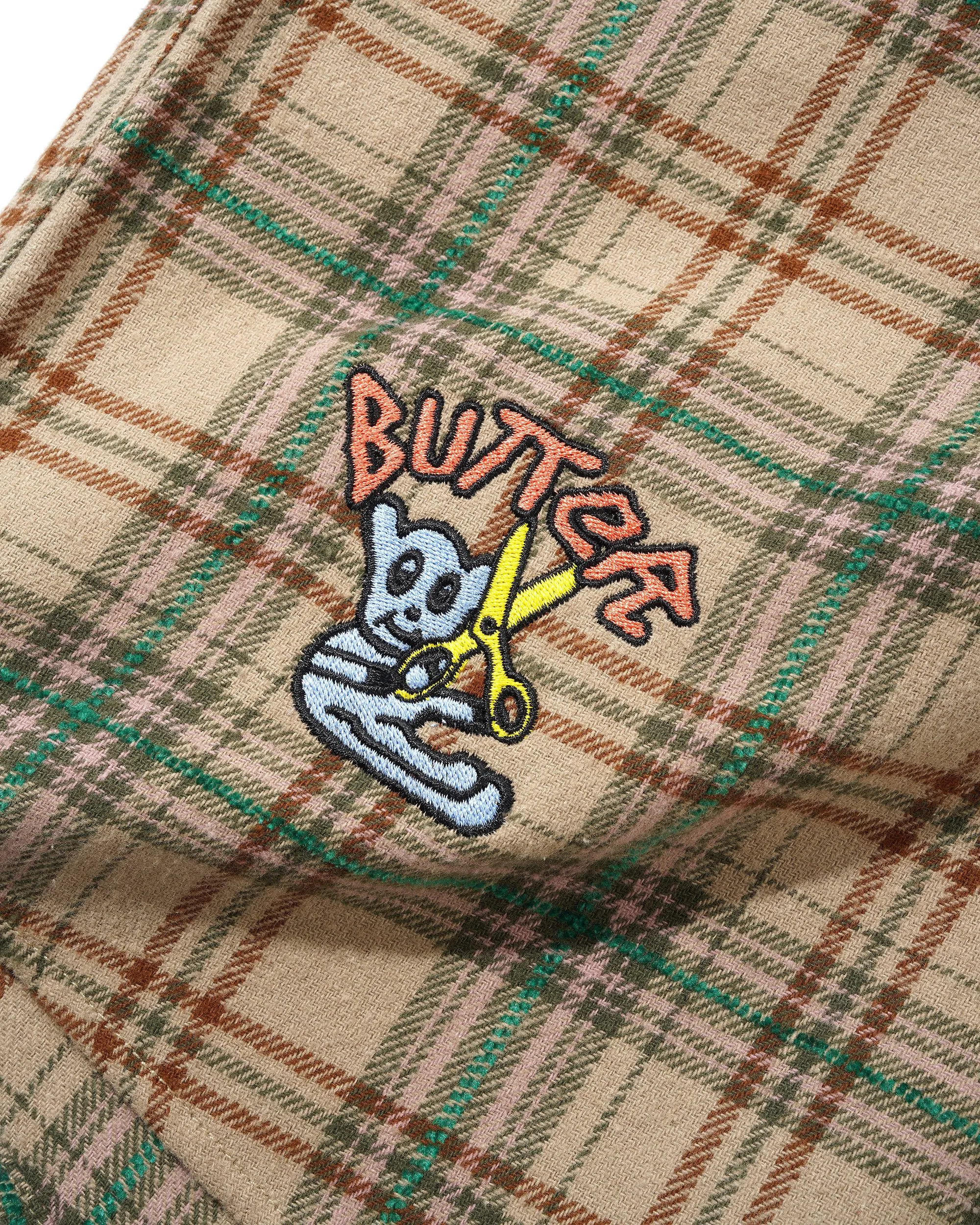 Bear Flannel Shirt, Khaki sold by Butter product image thumbnail 2