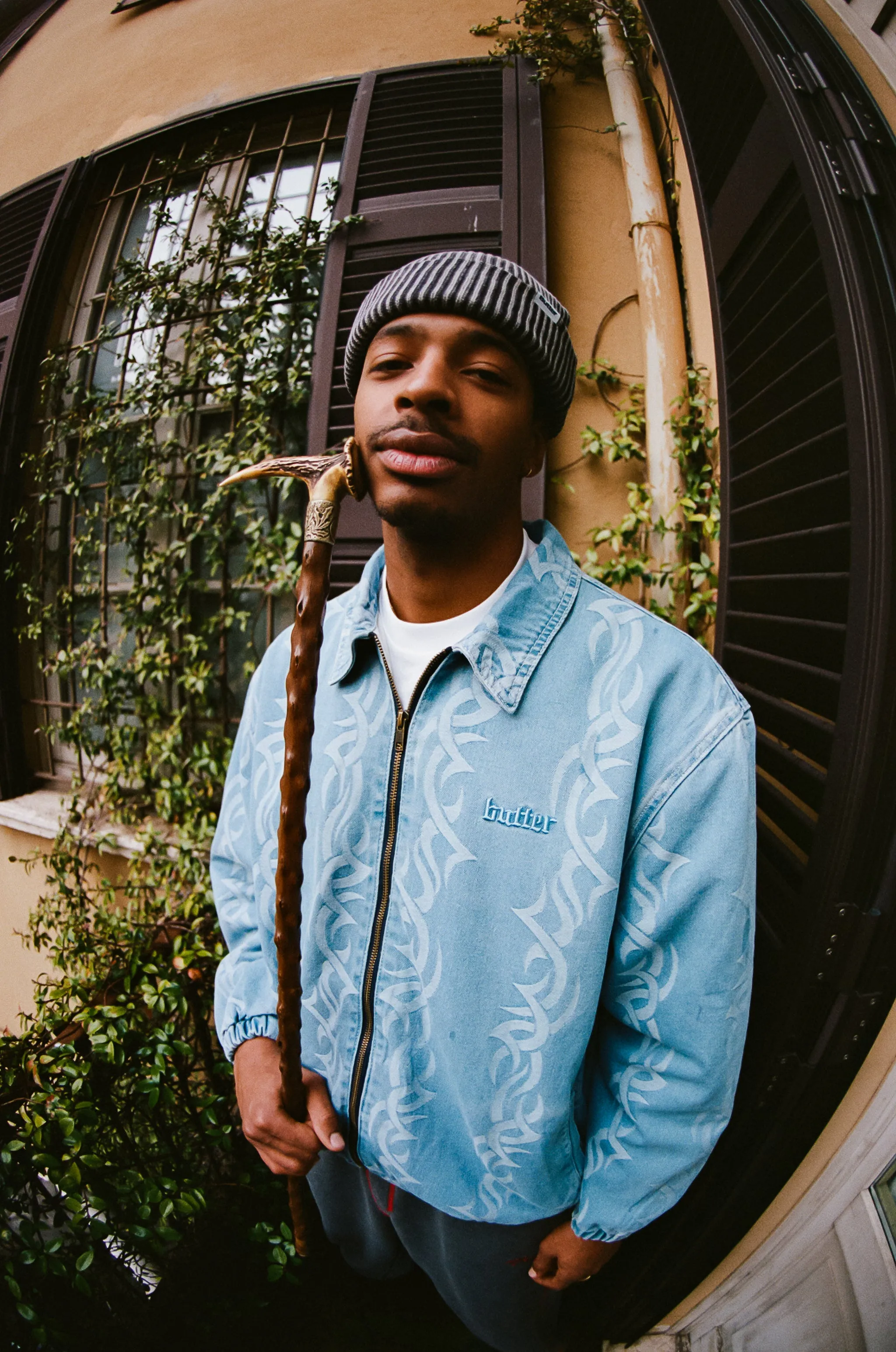 Tribal Denim Jacket, Blue sold by Butter product image thumbnail 4