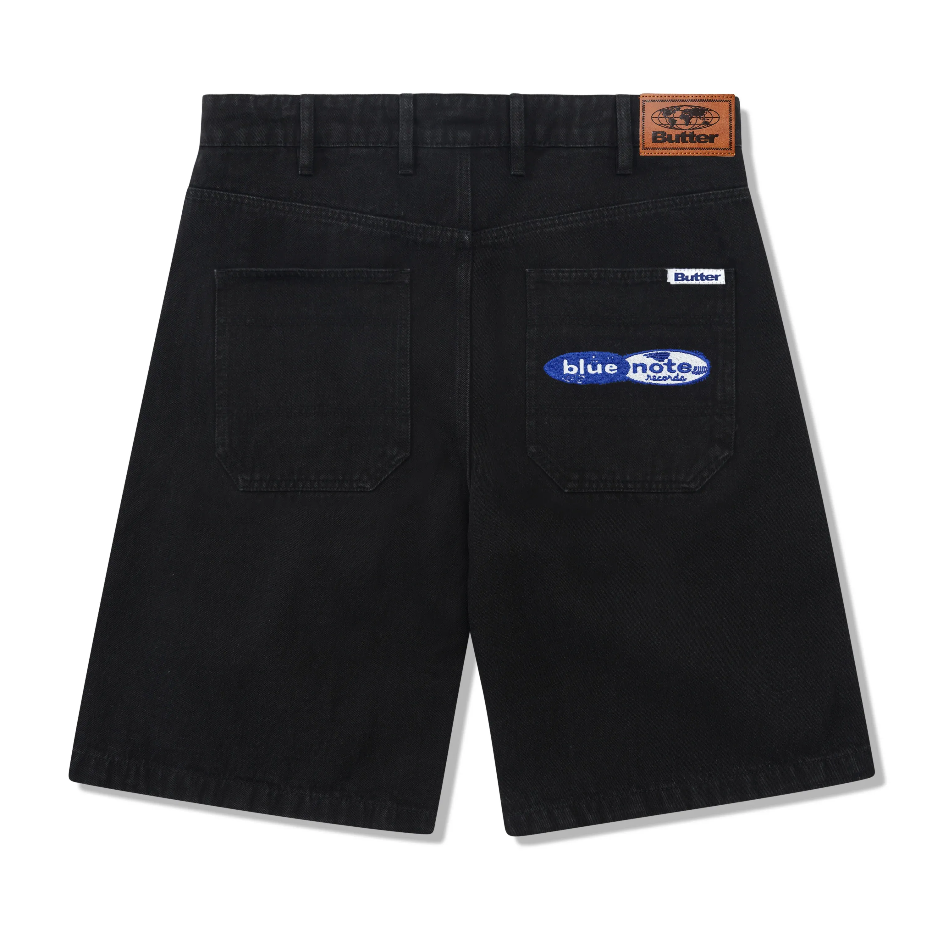 Blue Note Pleated Denim Shorts, Washed Black sold by Butter product image thumbnail 2