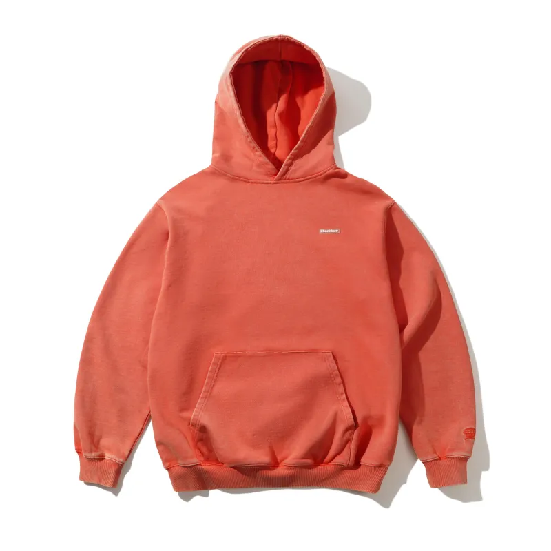 Basic Pullover Hood, Washed Blood Orange made by Butter