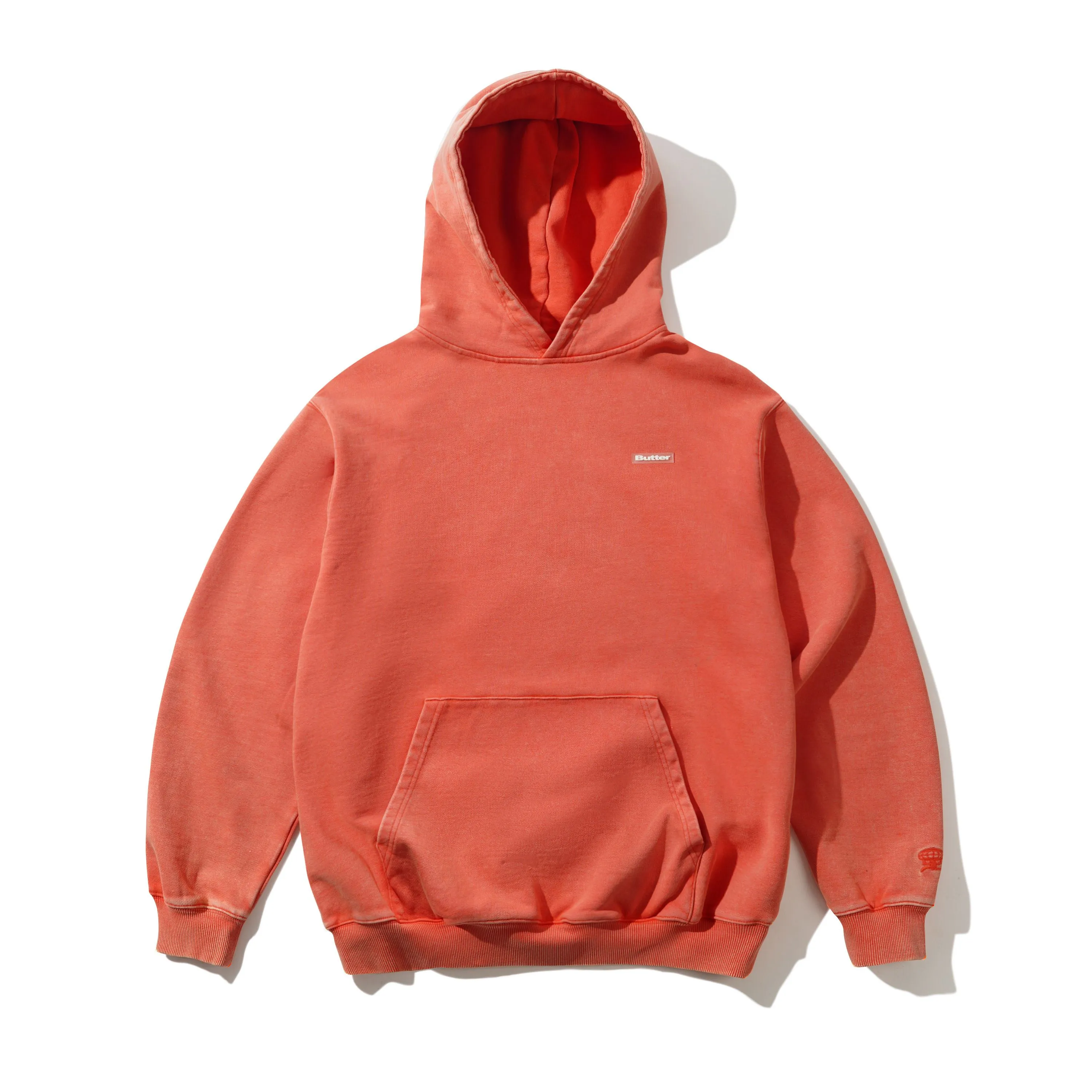 Basic Pullover Hood, Washed Blood Orange sold by Butter