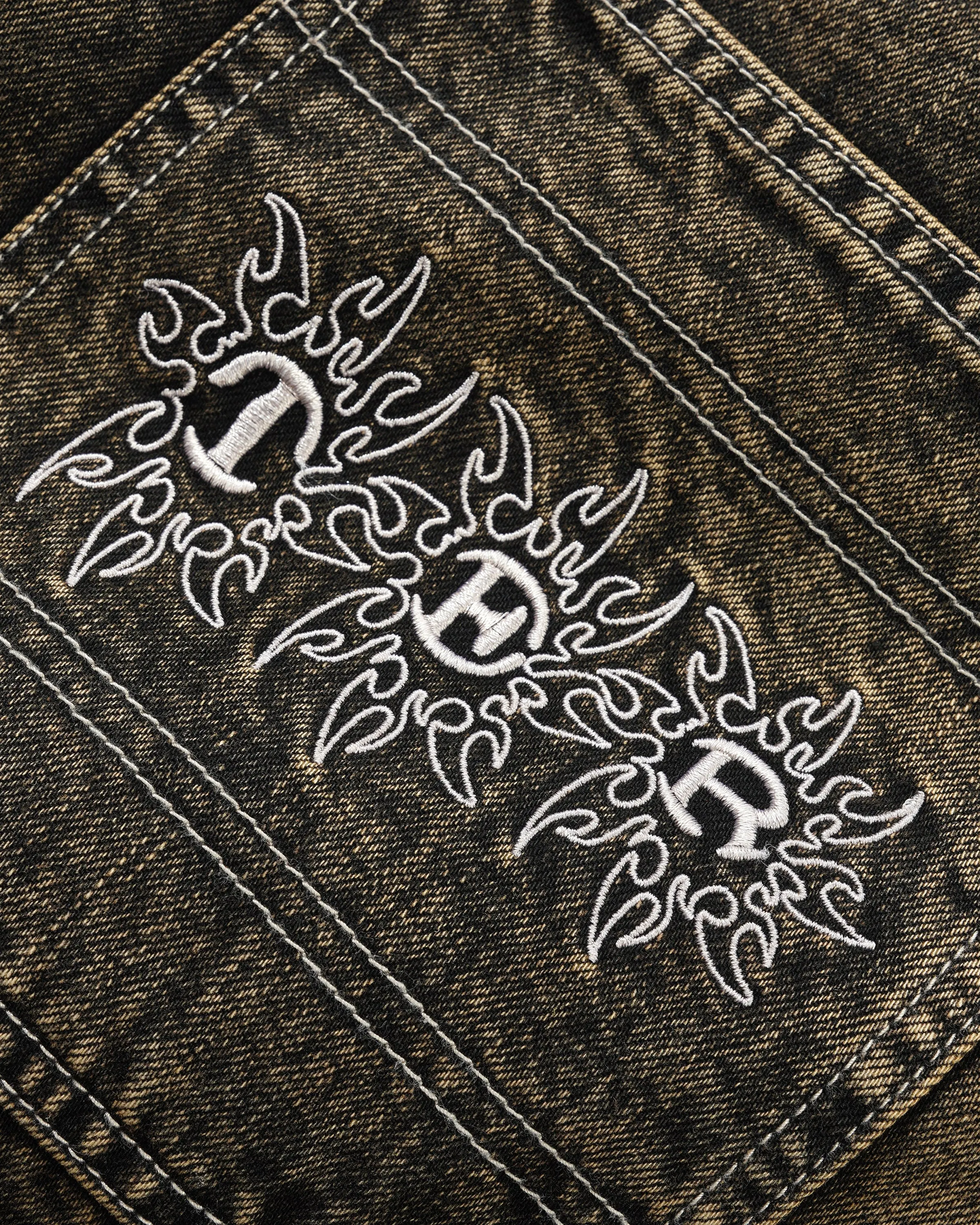 Bronco Denim Shorts, Brown Tint sold by Butter product image thumbnail 5