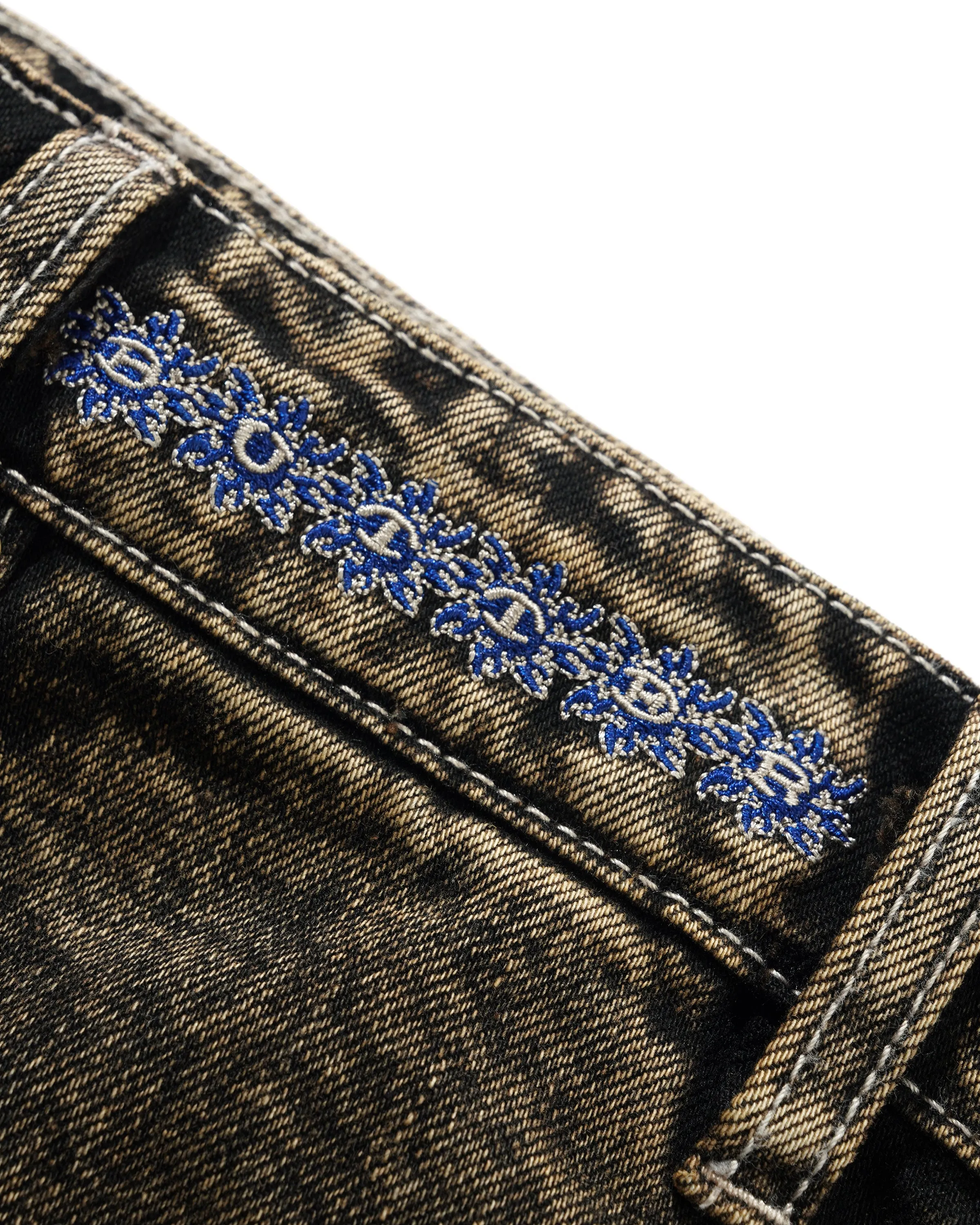 Bronco Denim Shorts, Brown Tint sold by Butter product image thumbnail 4