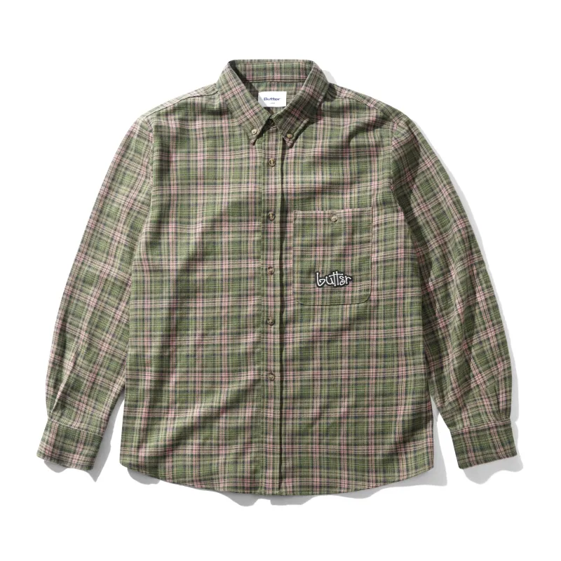 Connection Shirt, Sage / Pink made by Butter