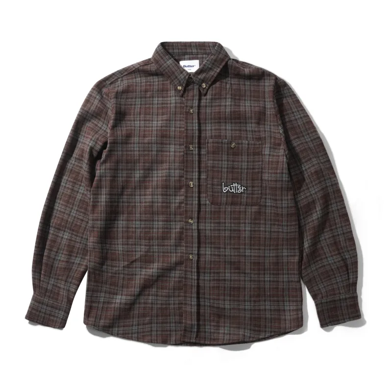 Connection Shirt, Brown / Blue made by Butter