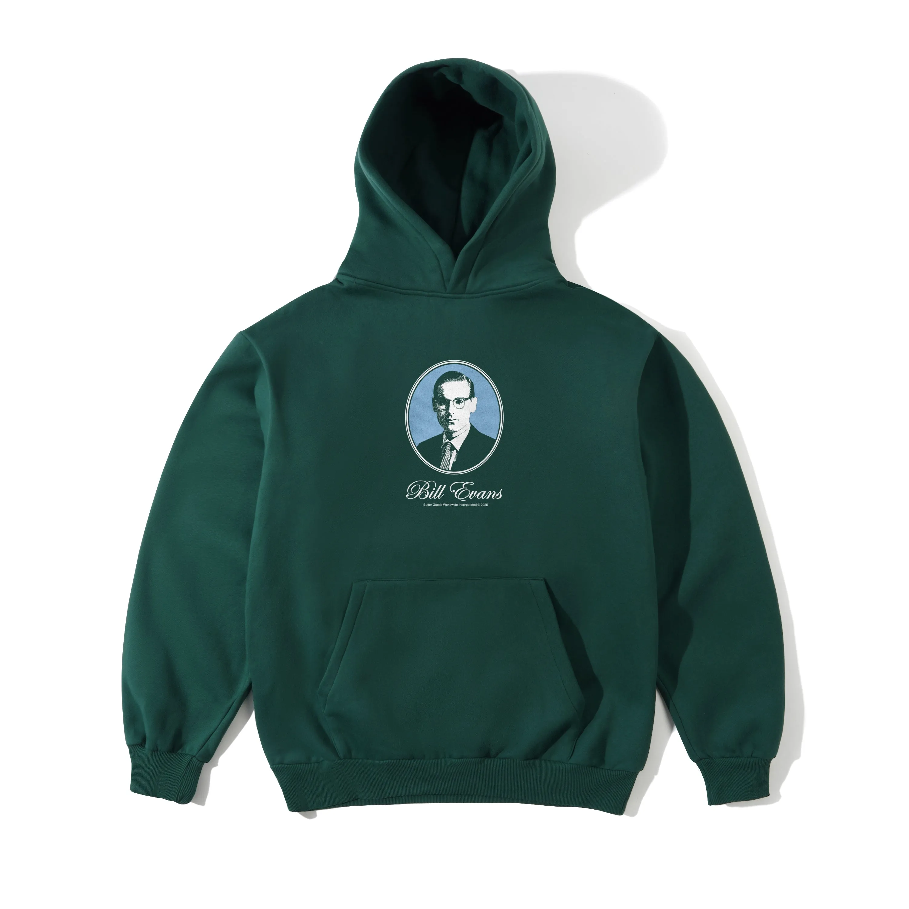 Crystal Notes Pullover Hood, Forest sold by Butter