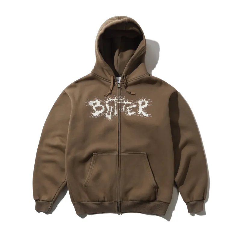 Eruption Zip-Thru Hood, Chocolate sold by Butter