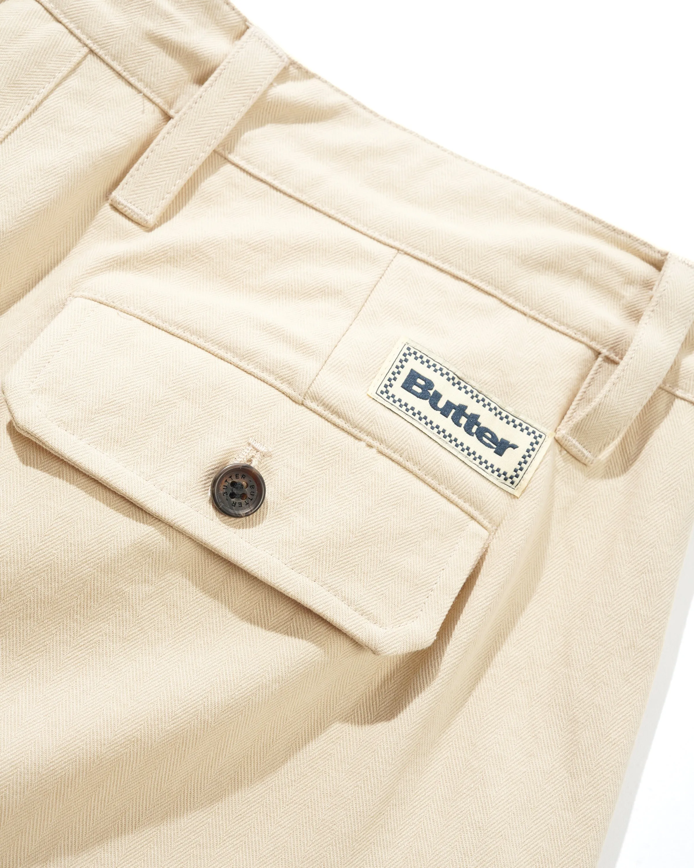 Pleated Trousers, Sandstone sold by Butter product image thumbnail 3